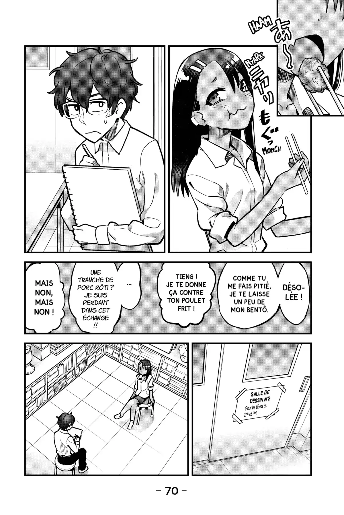 Arrête de me chauffer, Nagatoro Volume 6 page 70