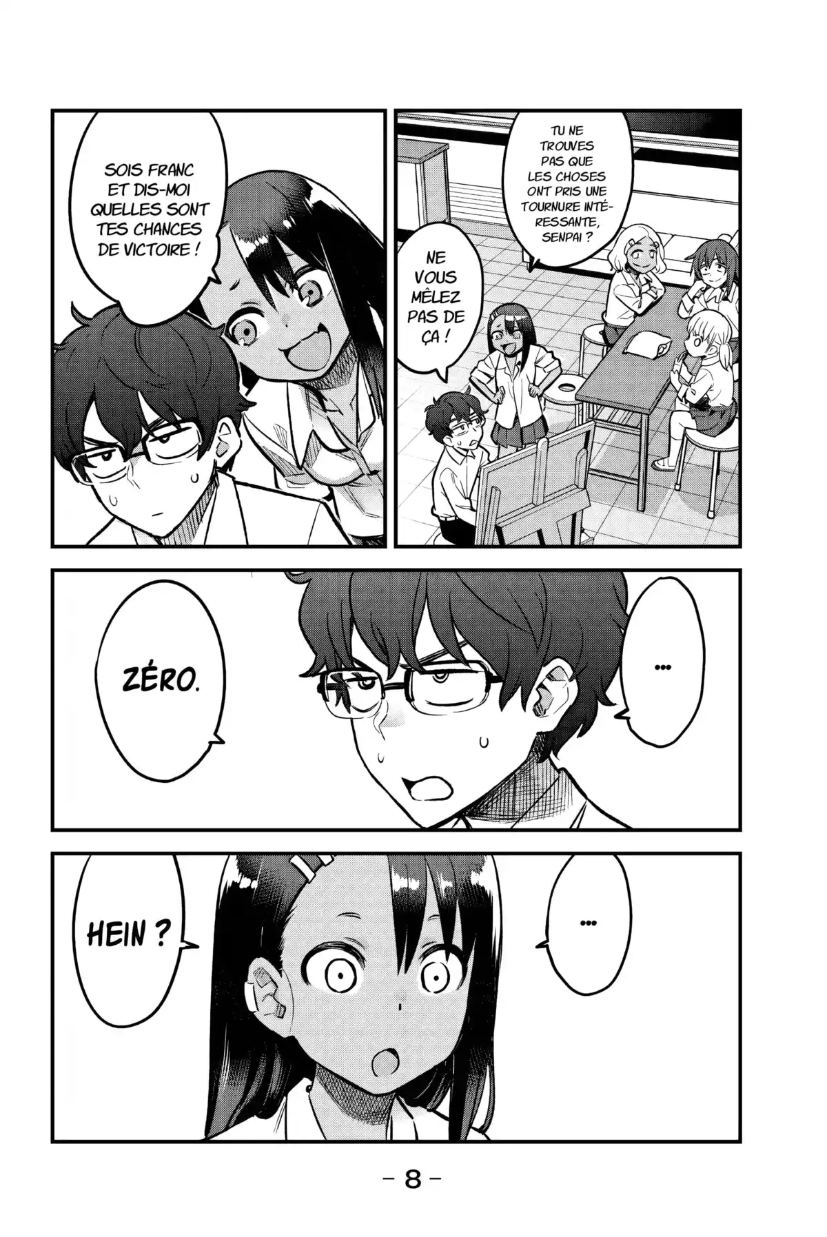 Arrête de me chauffer, Nagatoro Volume 6 page 8