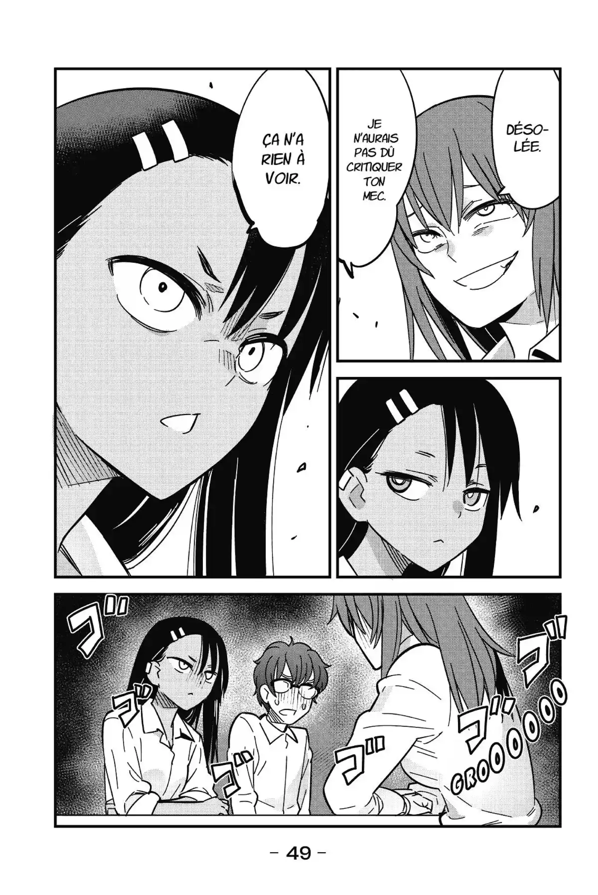 Arrête de me chauffer, Nagatoro Volume 2 page 50