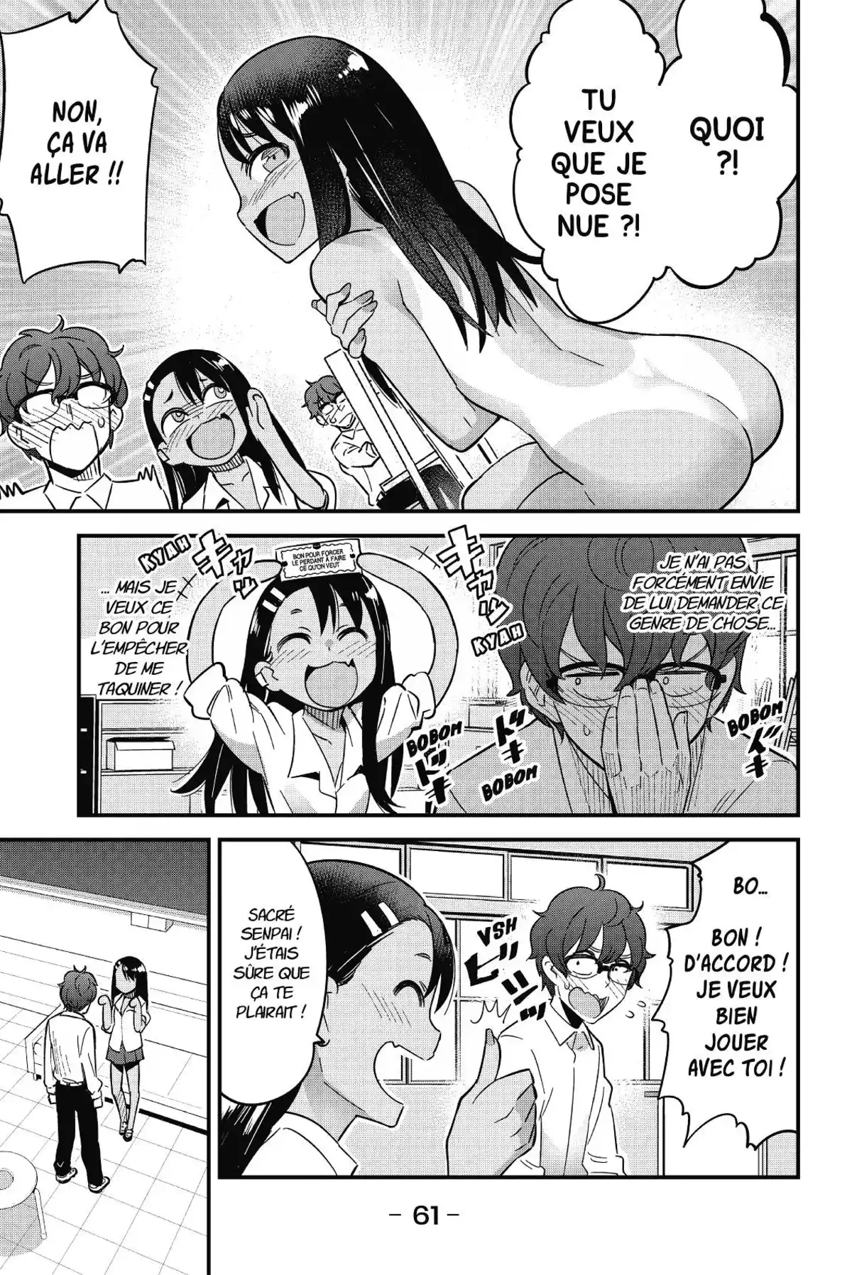 Arrête de me chauffer, Nagatoro Volume 2 page 62