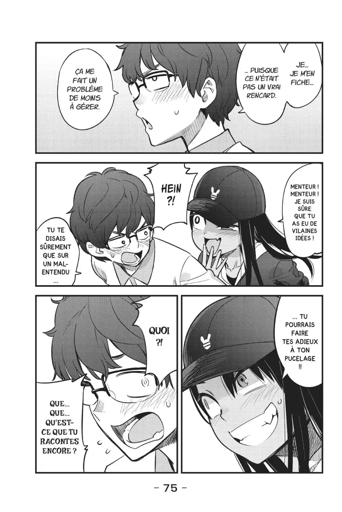 Arrête de me chauffer, Nagatoro Volume 5 page 77