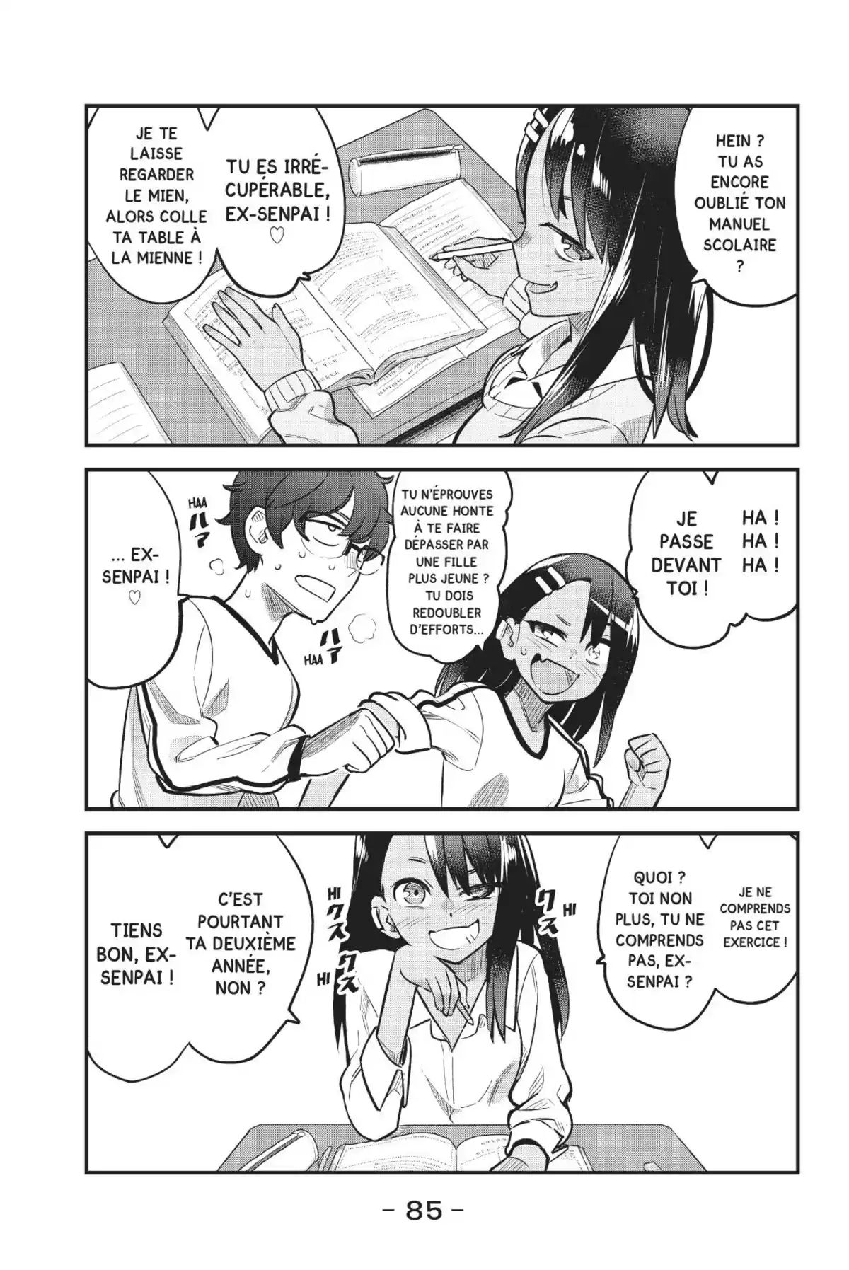 Arrête de me chauffer, Nagatoro Volume 5 page 87
