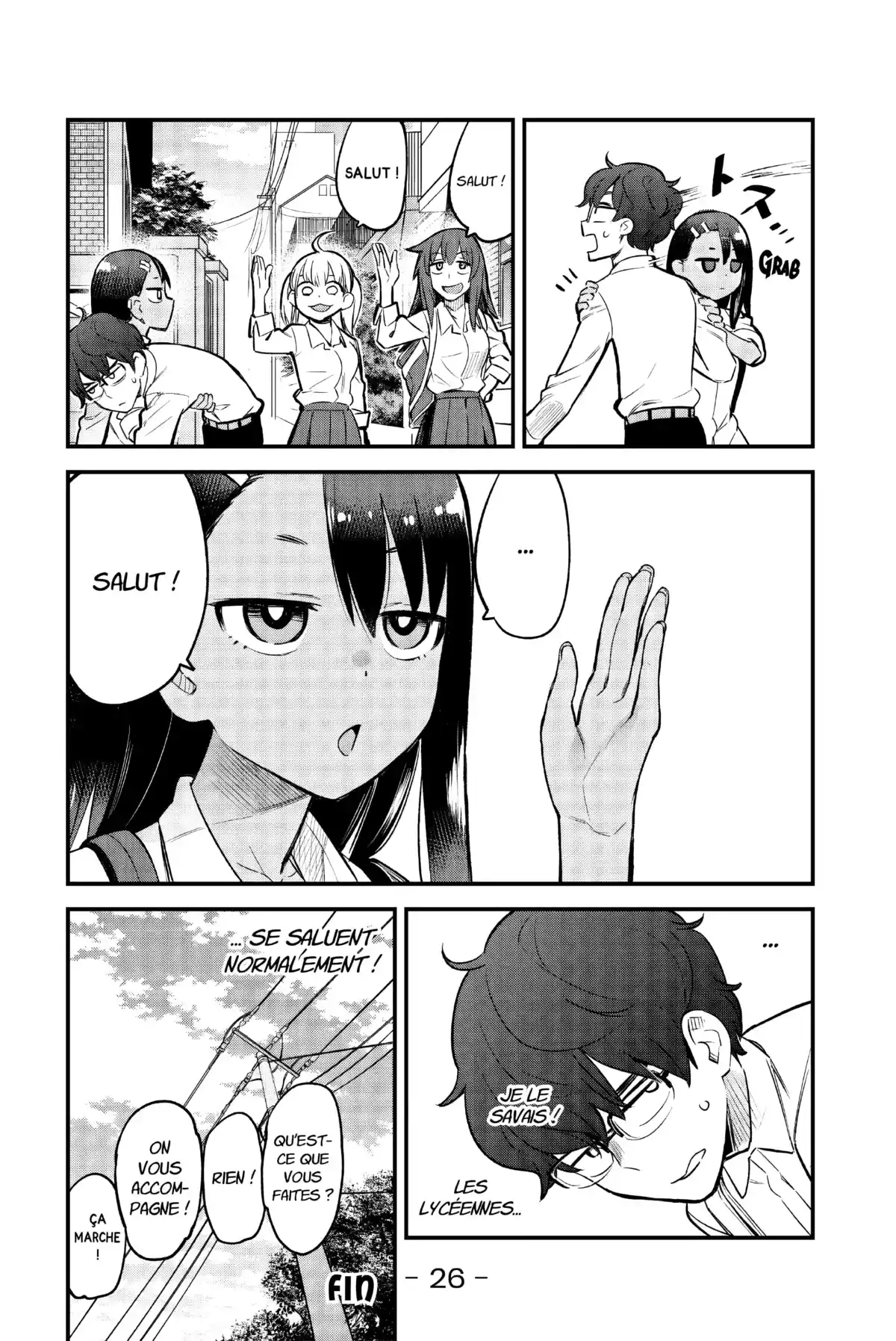 Arrête de me chauffer, Nagatoro Volume 7 page 27