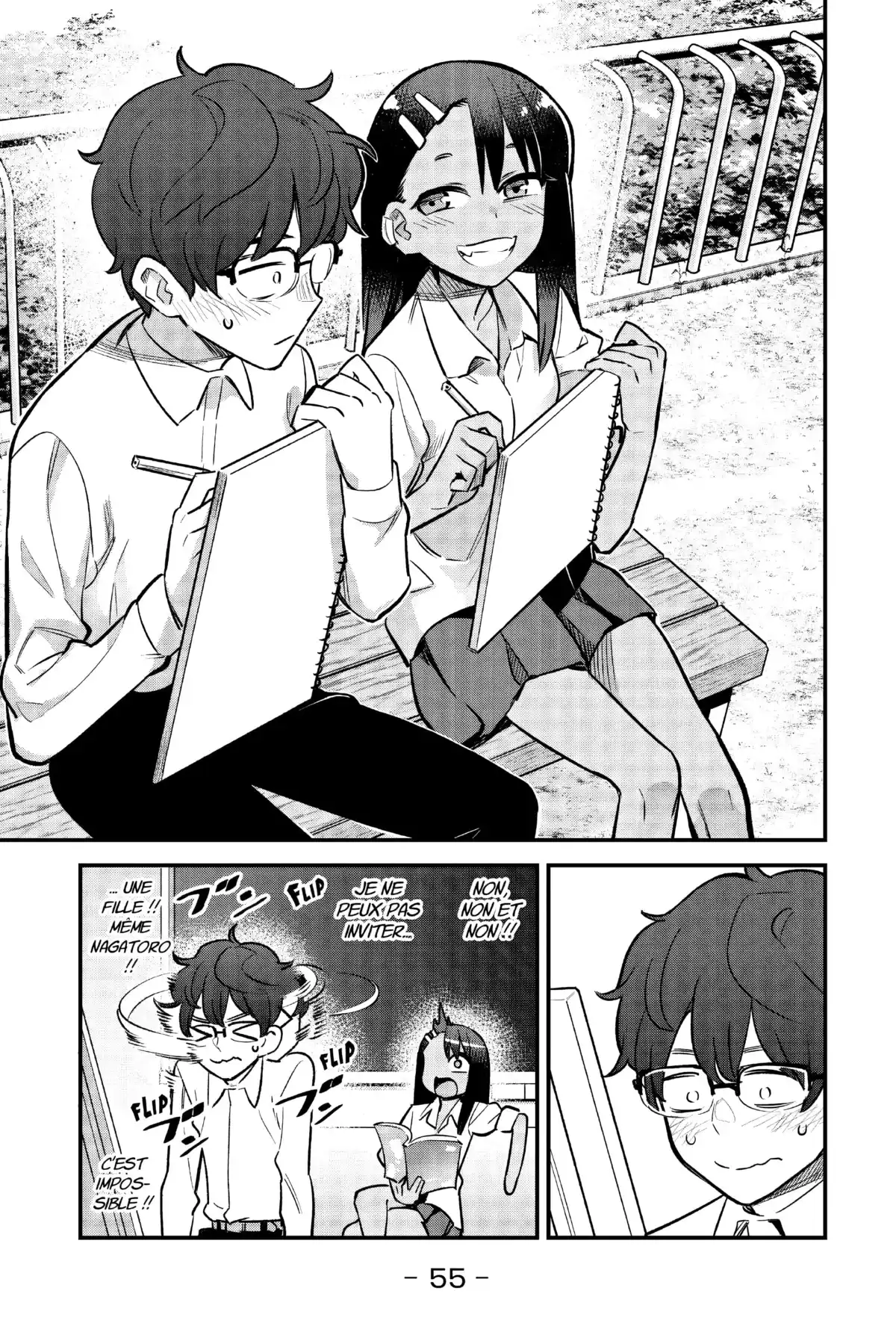 Arrête de me chauffer, Nagatoro Volume 7 page 54