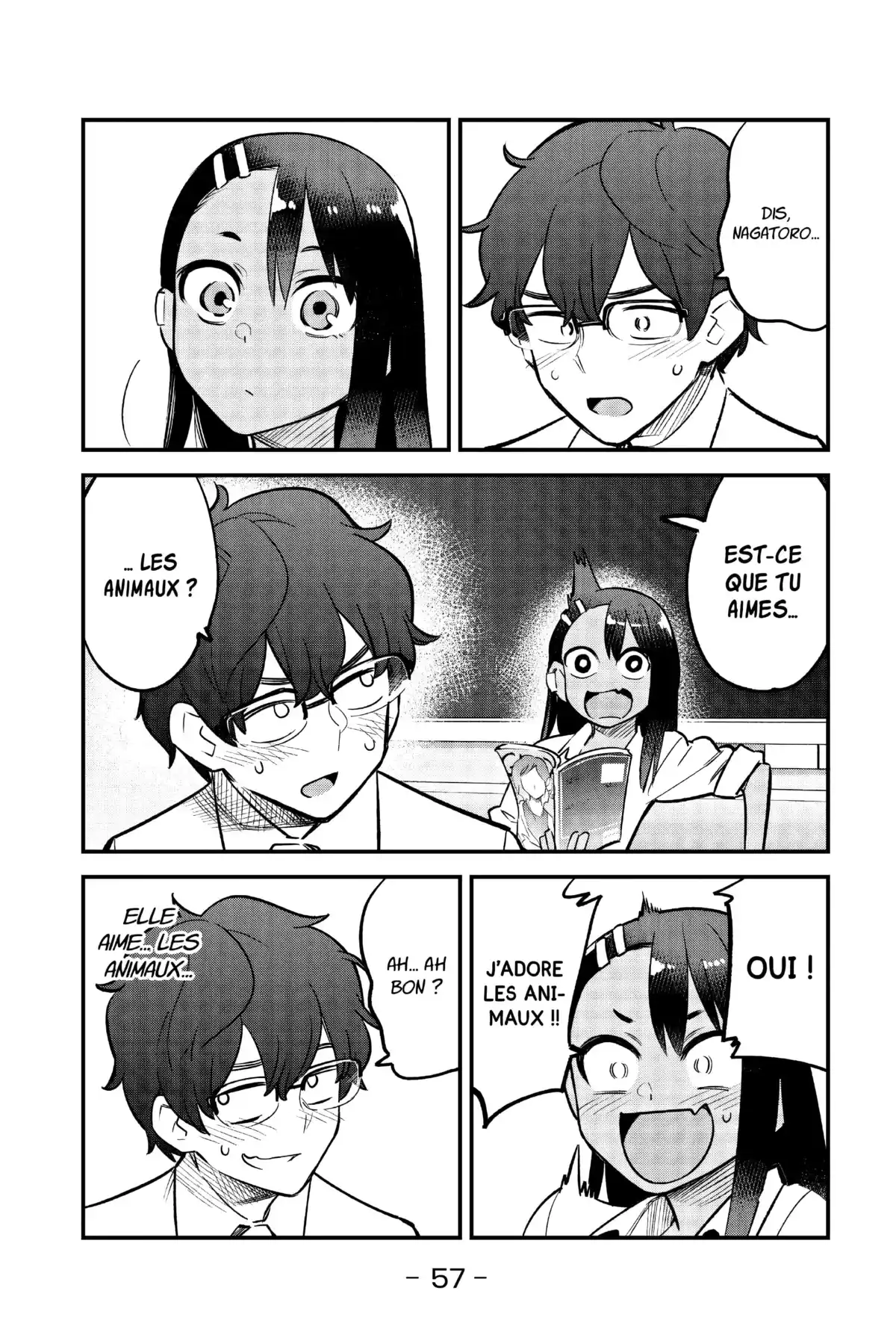 Arrête de me chauffer, Nagatoro Volume 7 page 56