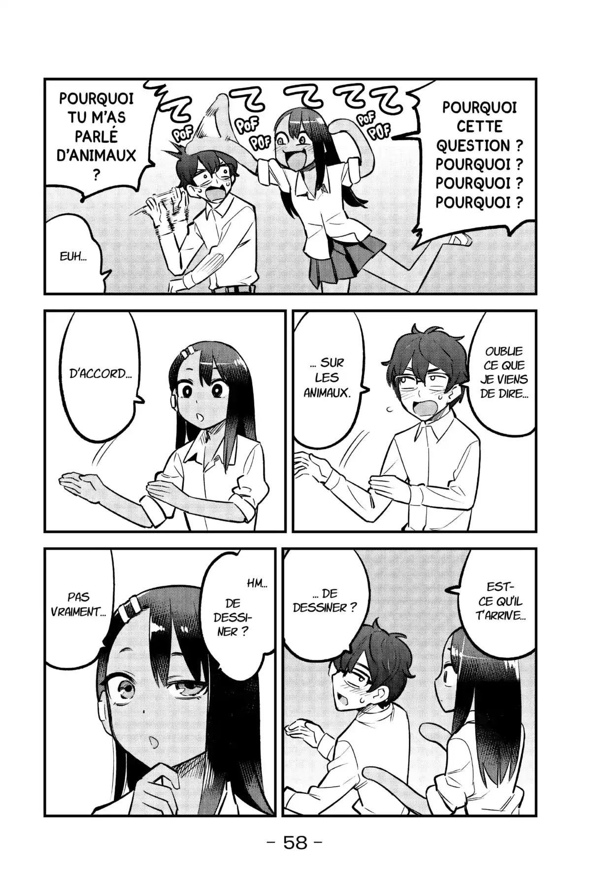 Arrête de me chauffer, Nagatoro Volume 7 page 57