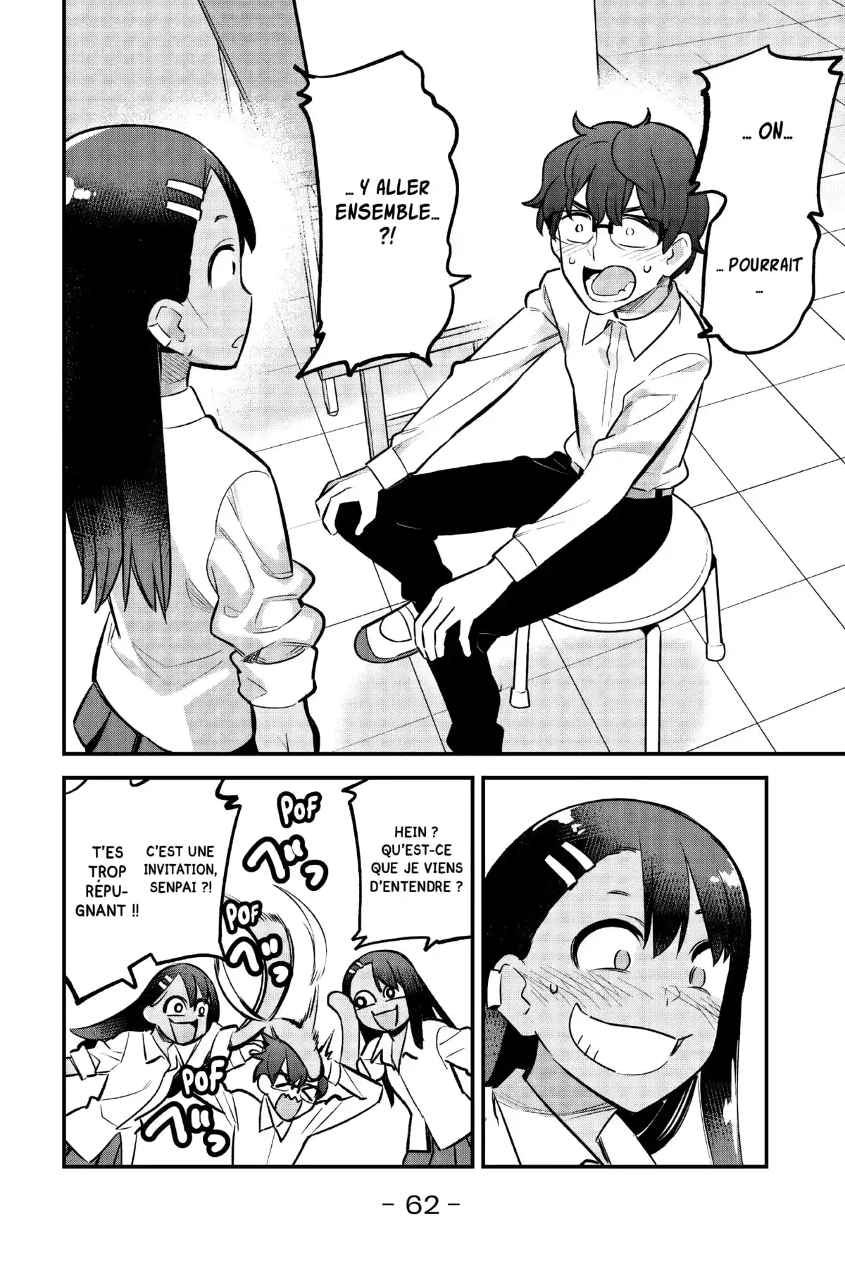 Arrête de me chauffer, Nagatoro Volume 7 page 61