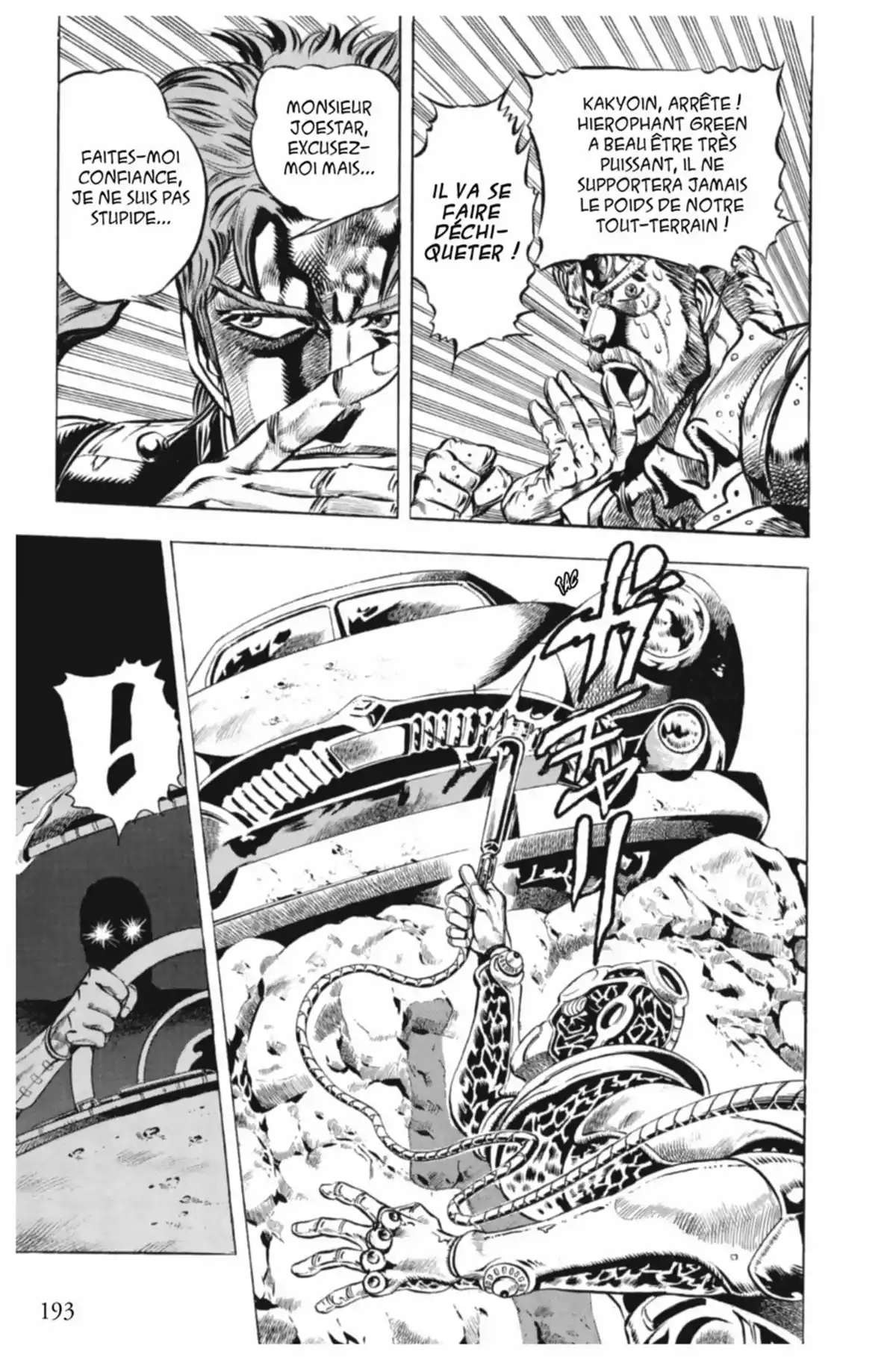 JoJo’s Bizarre Adventure : Stardust Crusaders Volume 4 page 193