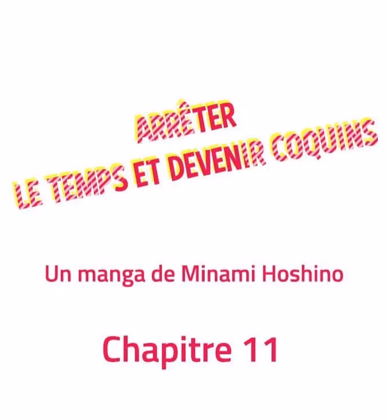 Arrêter le temps et devenir coquins Chapitre 11 page 1