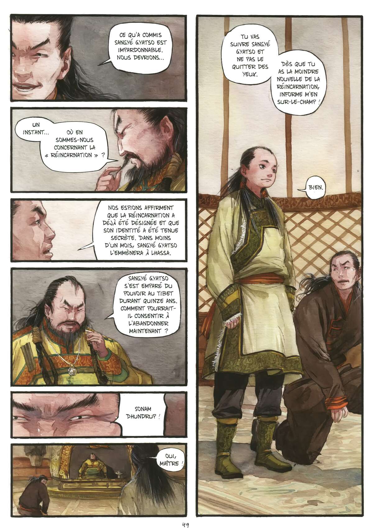 Le Sixième Dalaï-Lama Volume 1 page 50