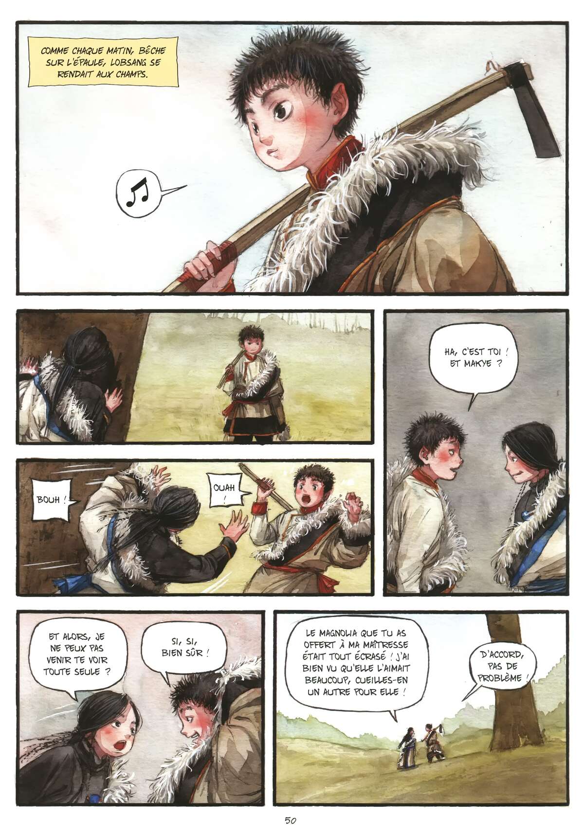 Le Sixième Dalaï-Lama Volume 1 page 51