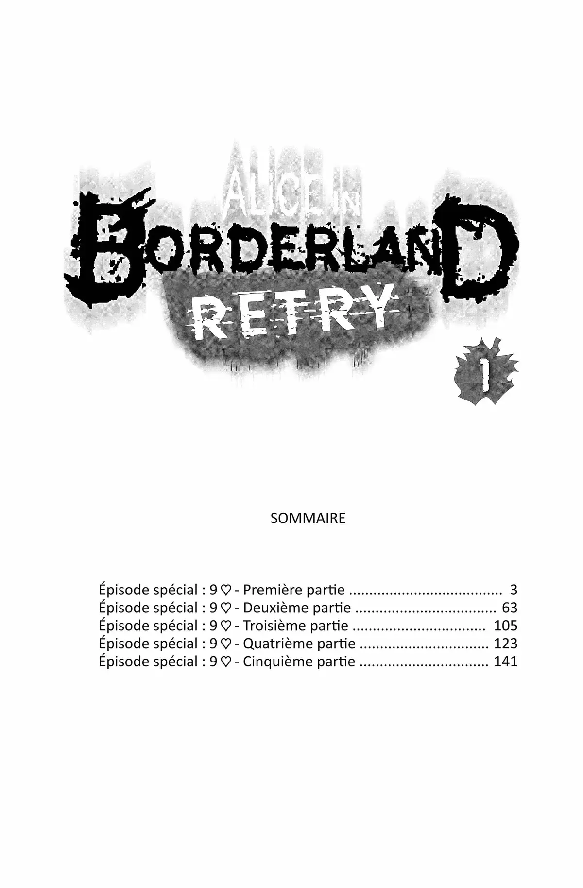 Alice in Borderland Retry Volume 1 page 3