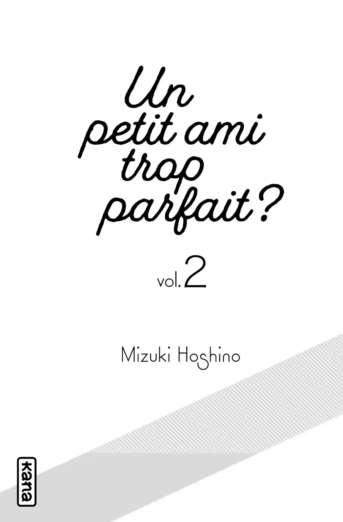 Un petit ami trop parfait ? Volume 2 page 2