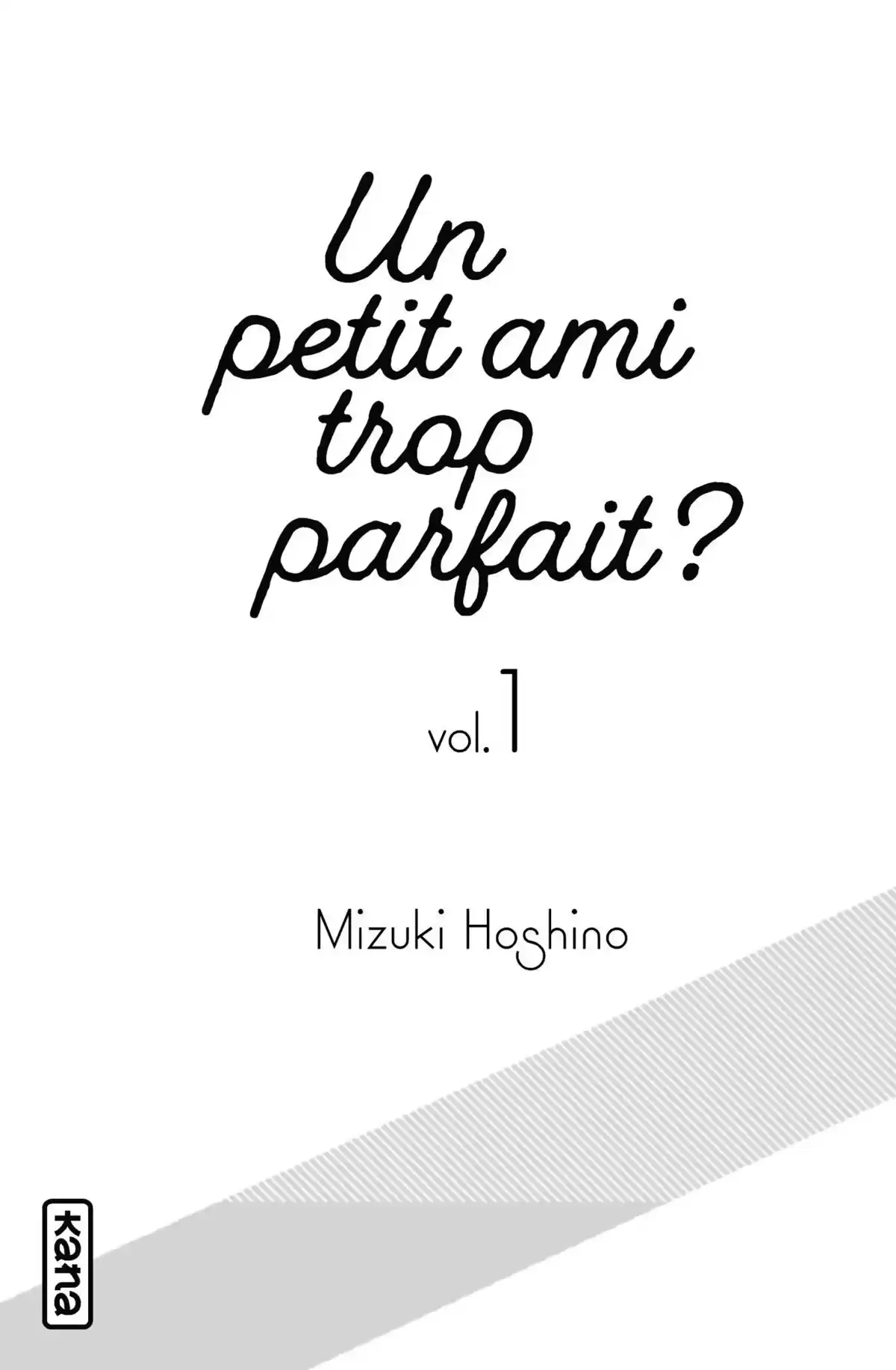 Un petit ami trop parfait ? Volume 1 page 2