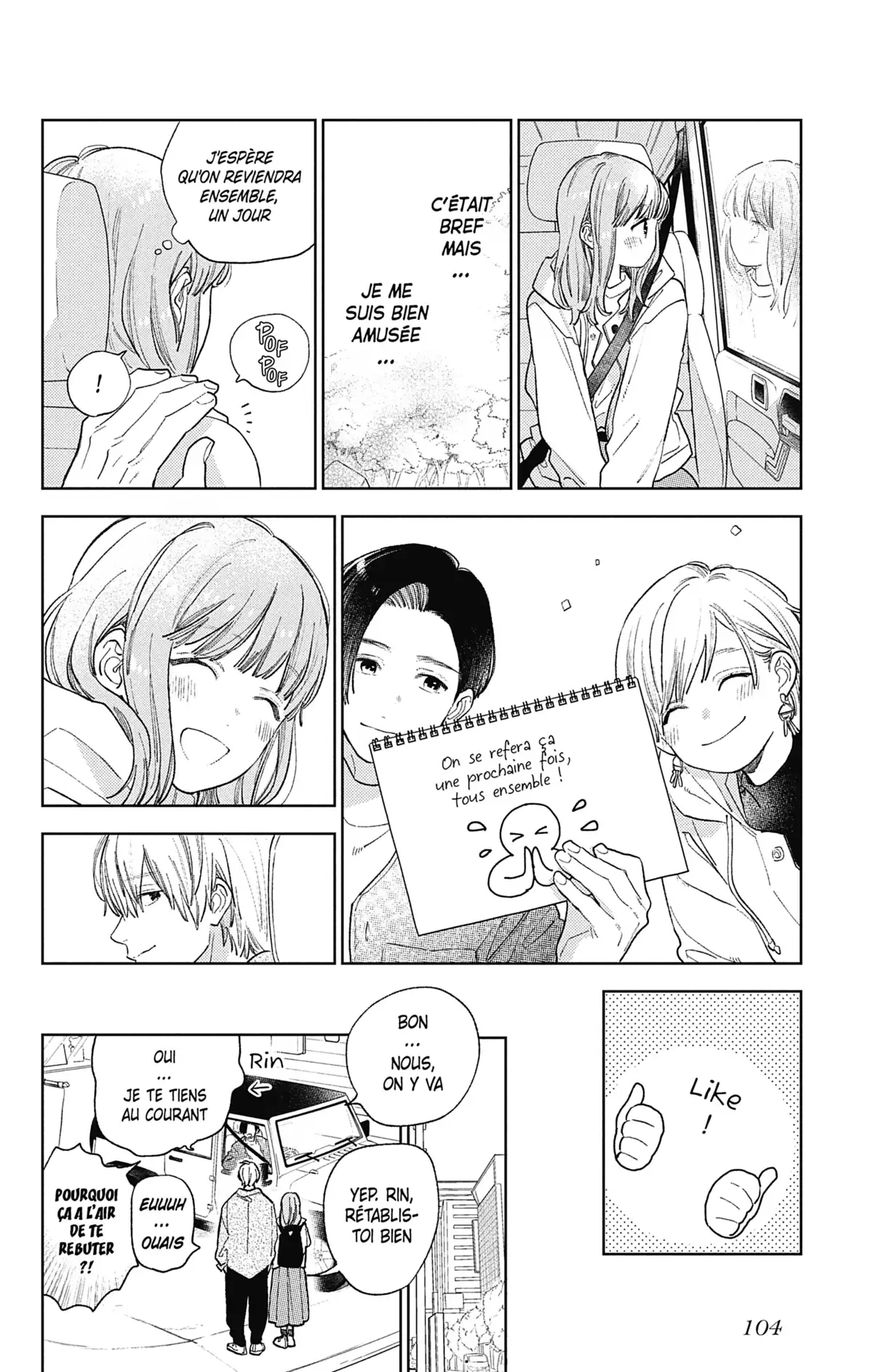 A sign of affection Volume 4 page 104