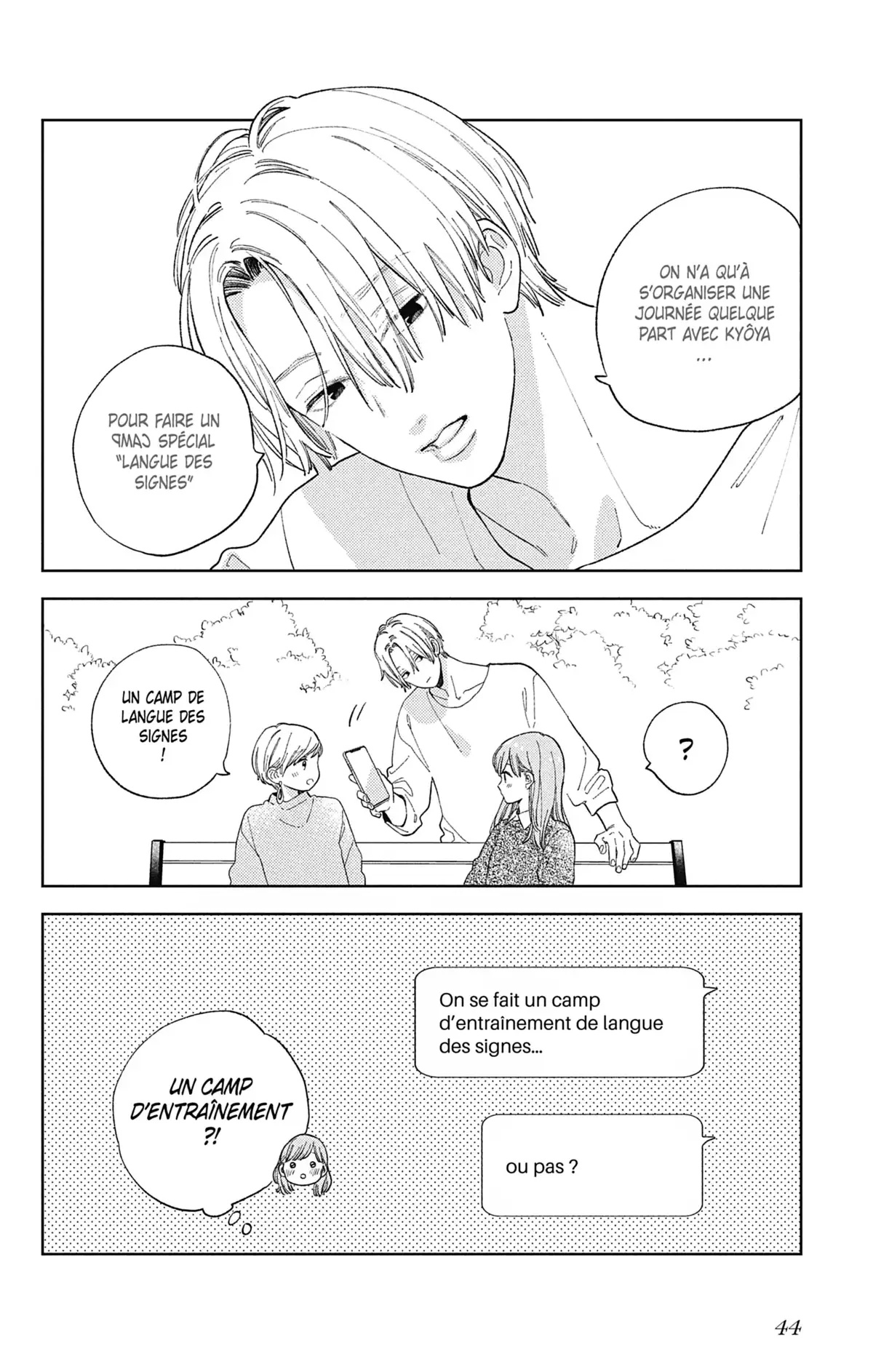 A sign of affection Volume 4 page 44