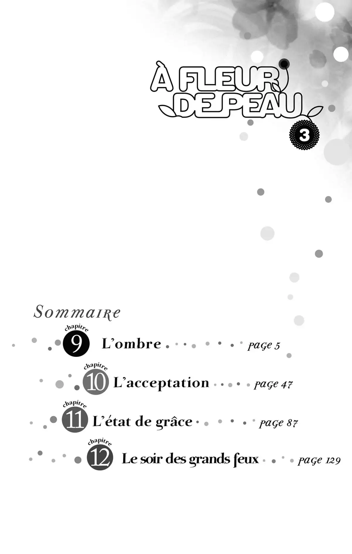 À fleur de peau Volume 3 page 3