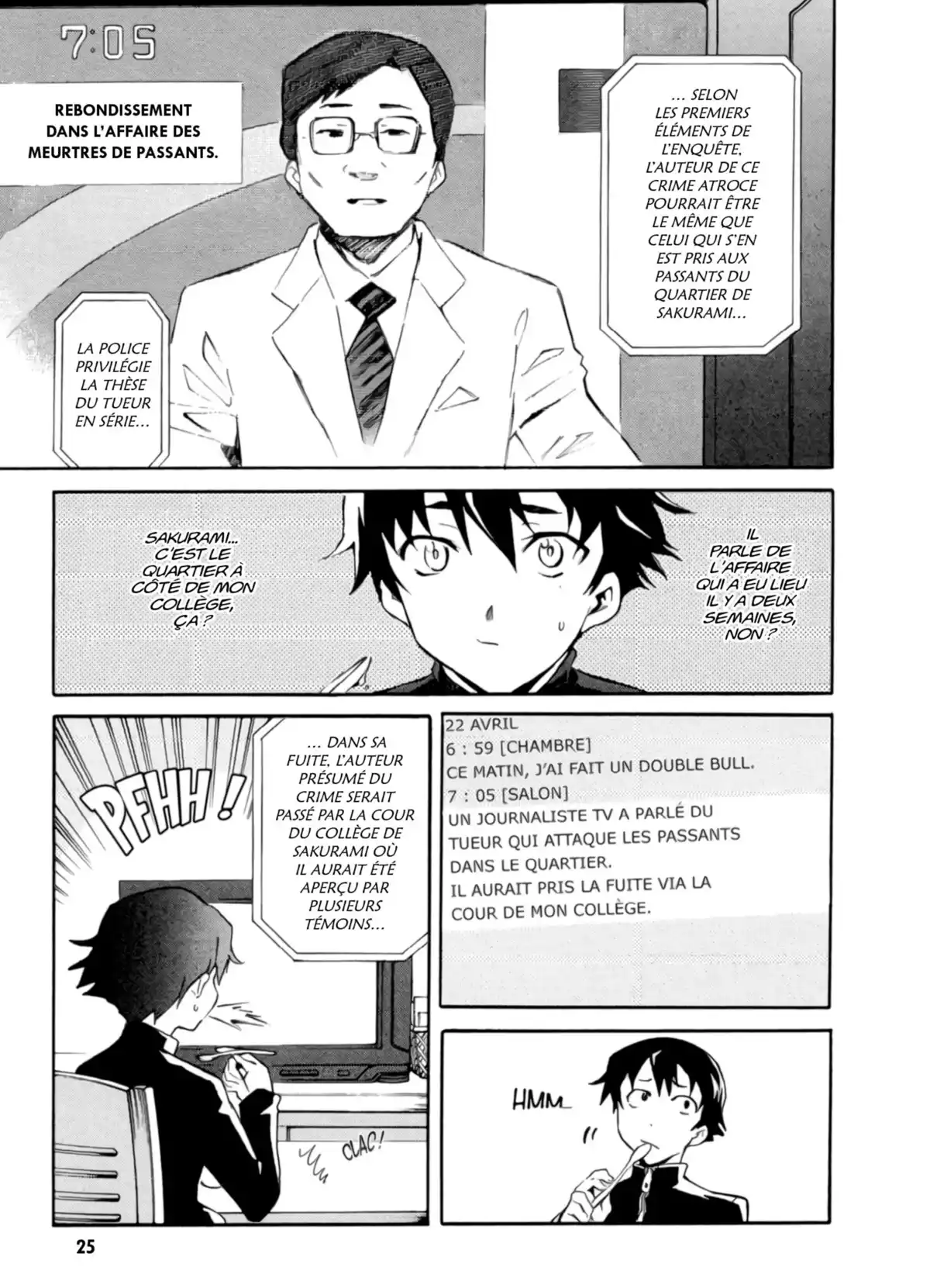 Mirai Nikki Volume 1 page 25