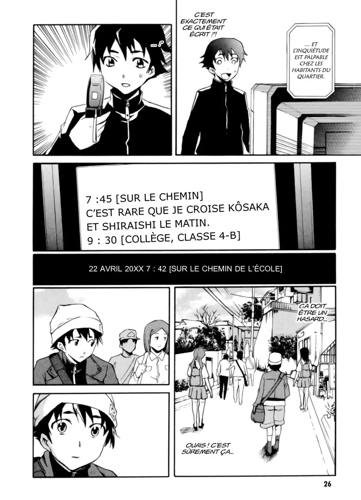 Mirai Nikki Volume 1 page 26