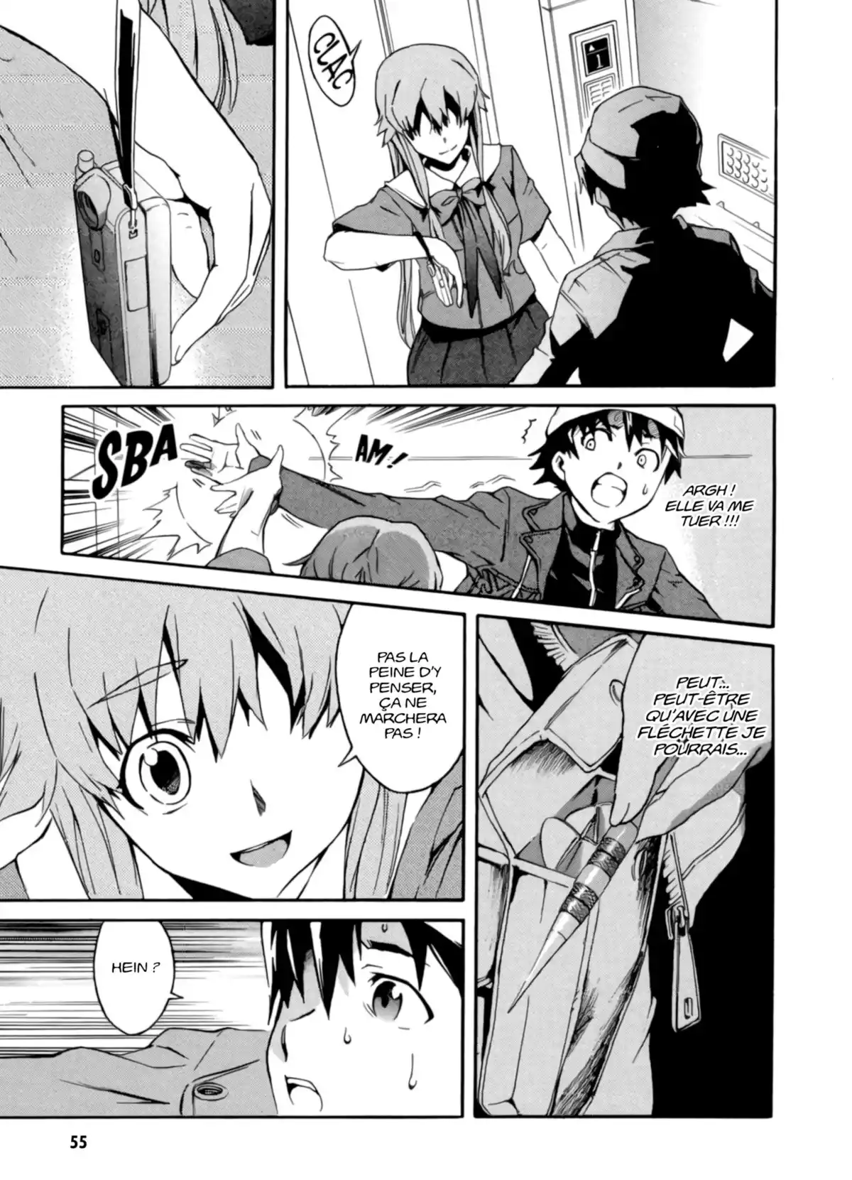 Mirai Nikki Volume 1 page 55