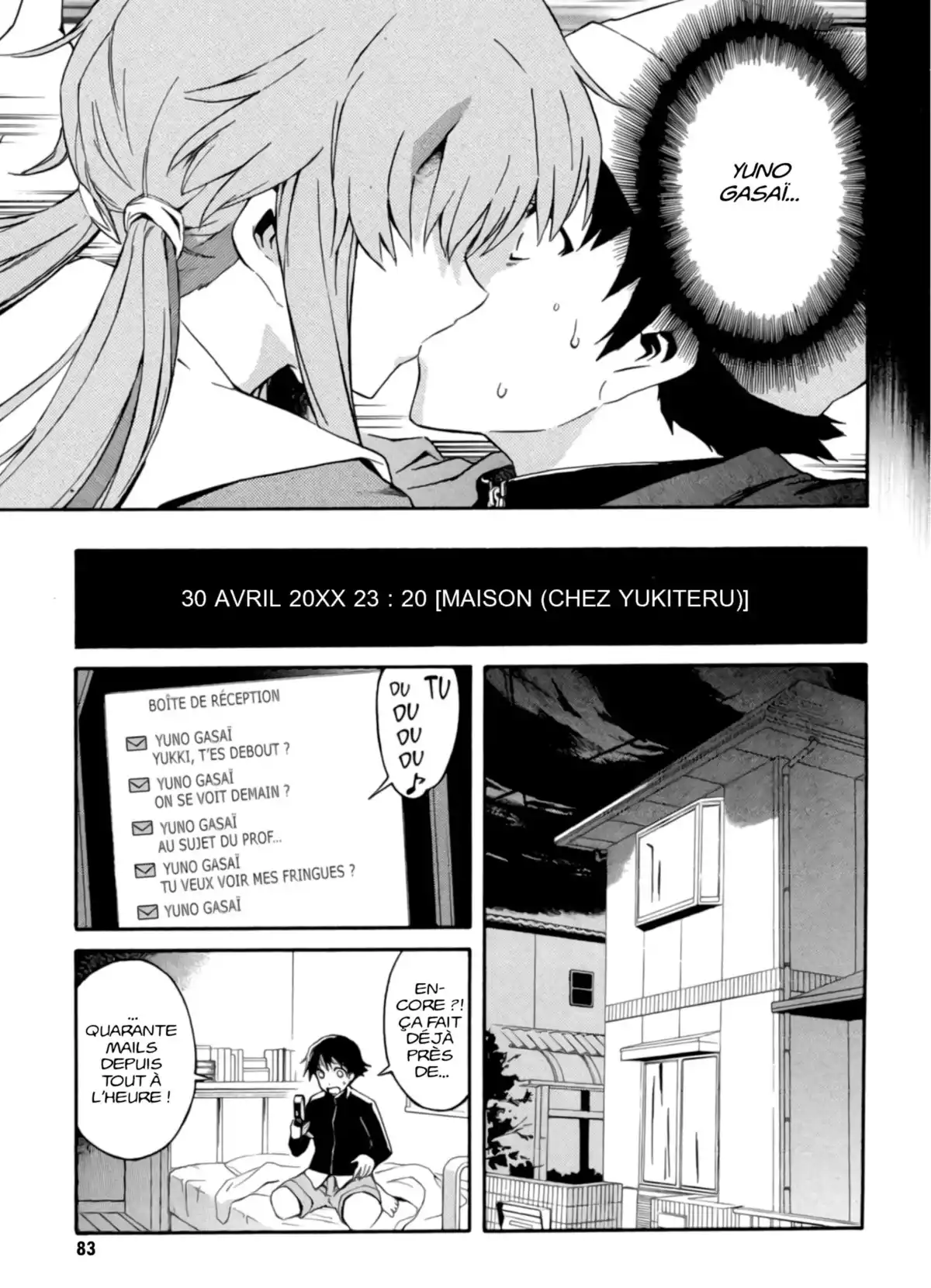 Mirai Nikki Volume 1 page 83