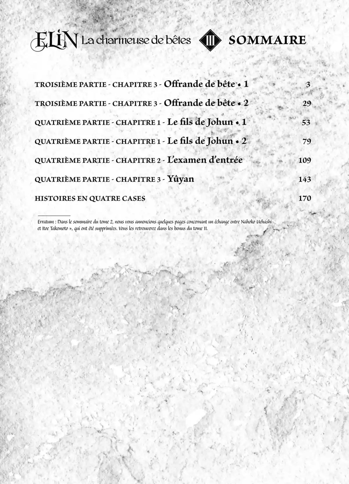 Elin la charmeuse de bêtes Volume 3 page 3