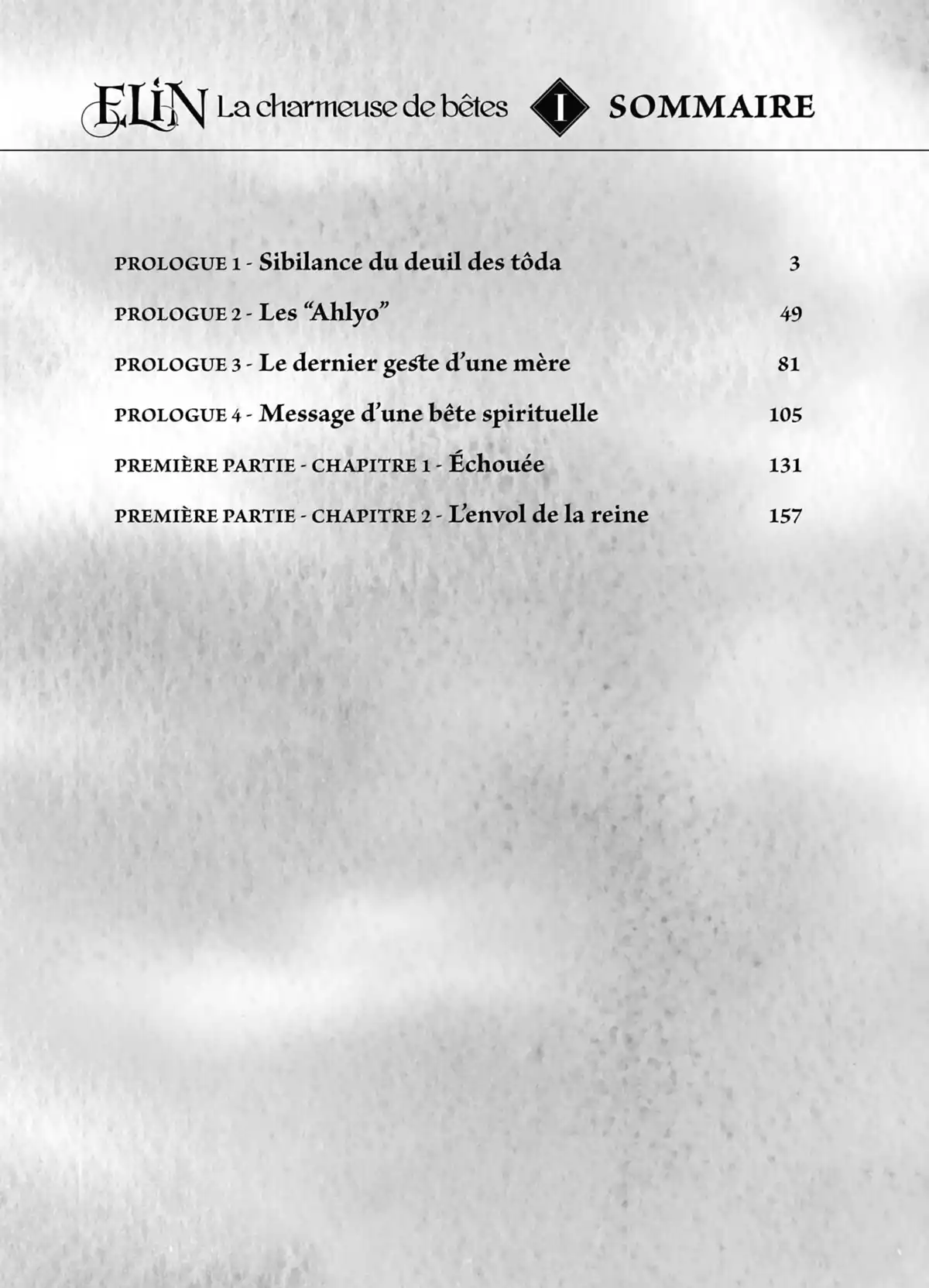 Elin la charmeuse de bêtes Volume 1 page 3
