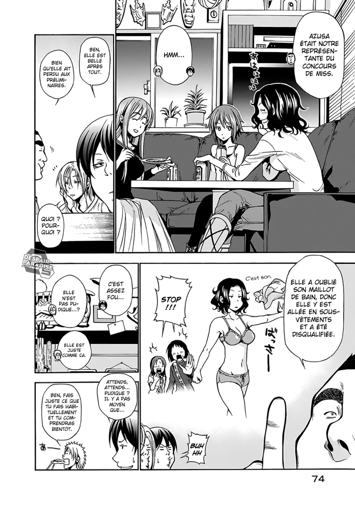 Grand Blue Volume 2 page 74