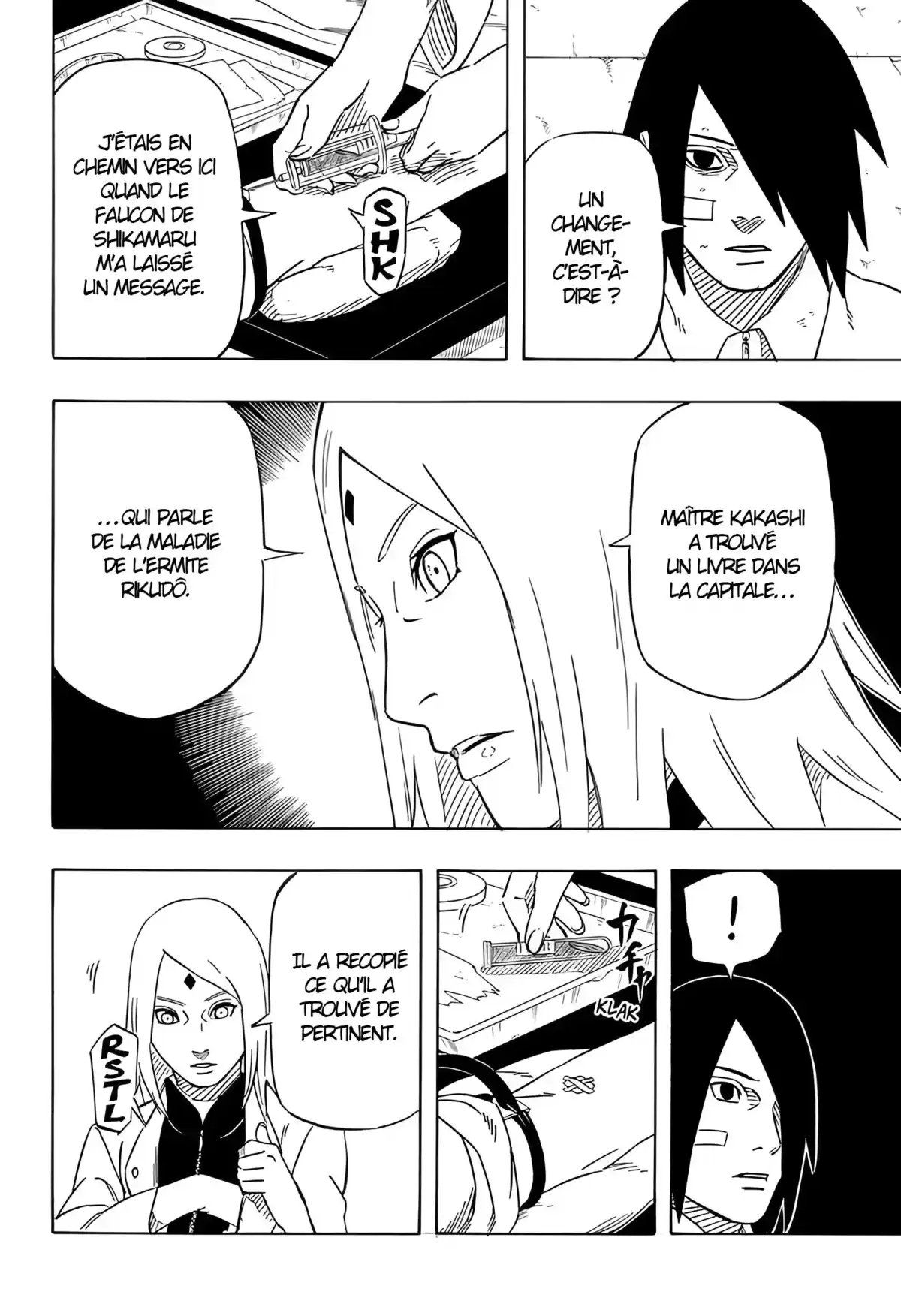 Naruto: Le Roman de Sasuke – L’énigme du Dessin des Astres Chapitre 3 page 22