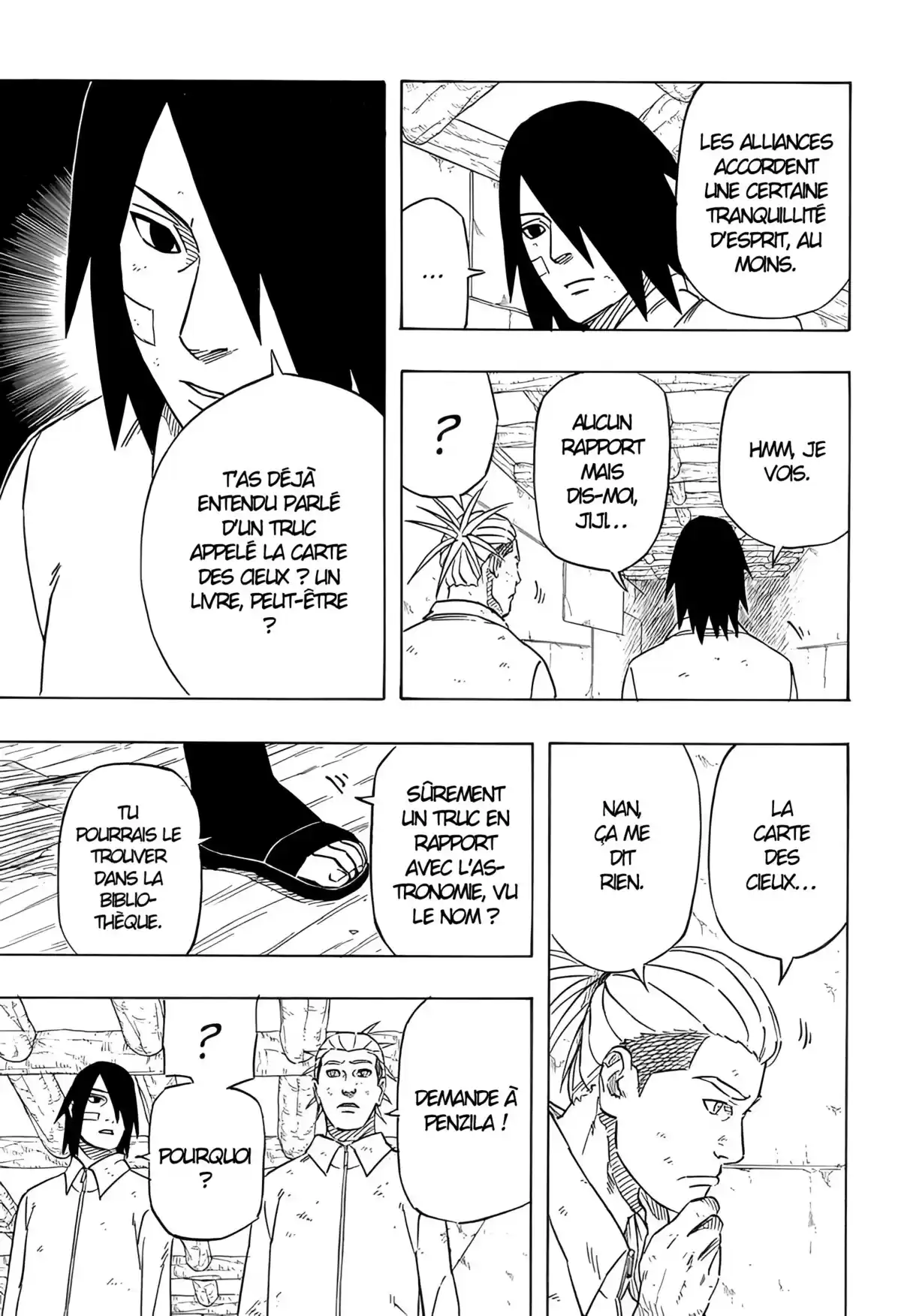 Naruto: Le Roman de Sasuke – L’énigme du Dessin des Astres Chapitre 3 page 39