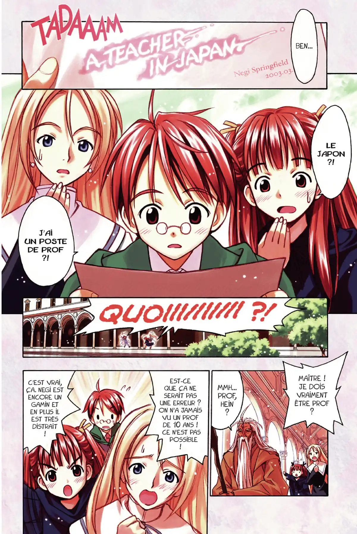 Negima ! Le Maître Magicien – Edition Double Volume 1 page 6