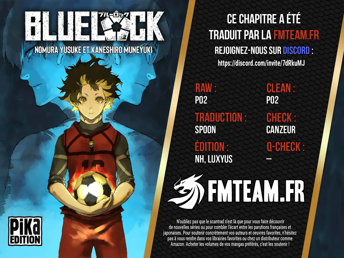 Blue Lock Chapitre 231 page 1