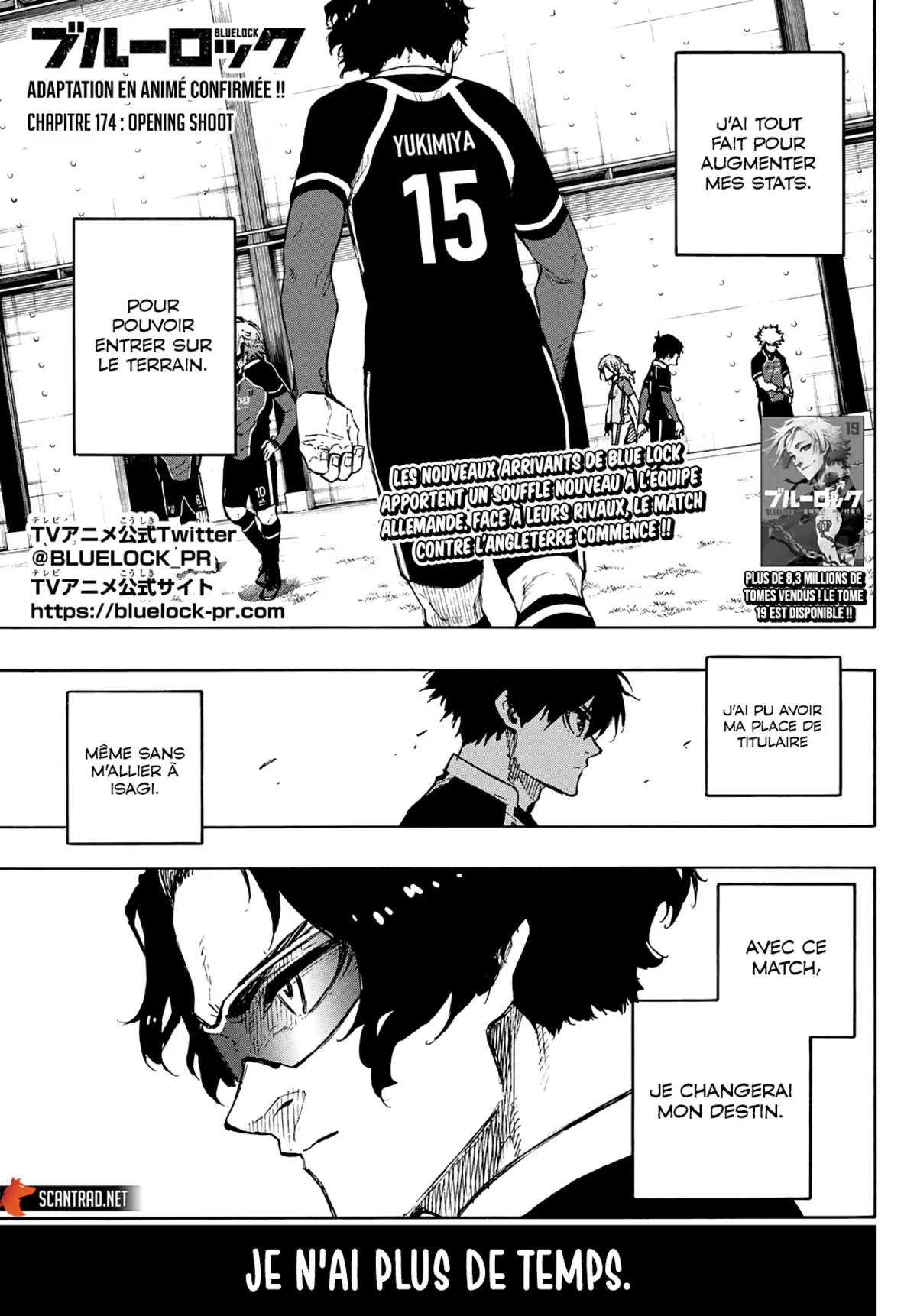 Blue Lock Chapitre 174 page 1