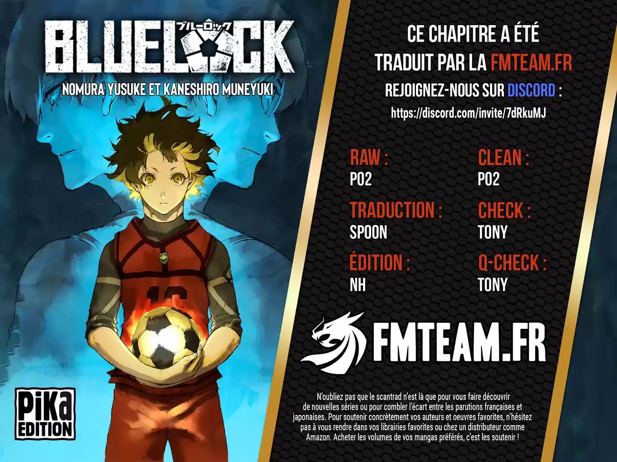 Blue Lock Chapitre 211 page 1