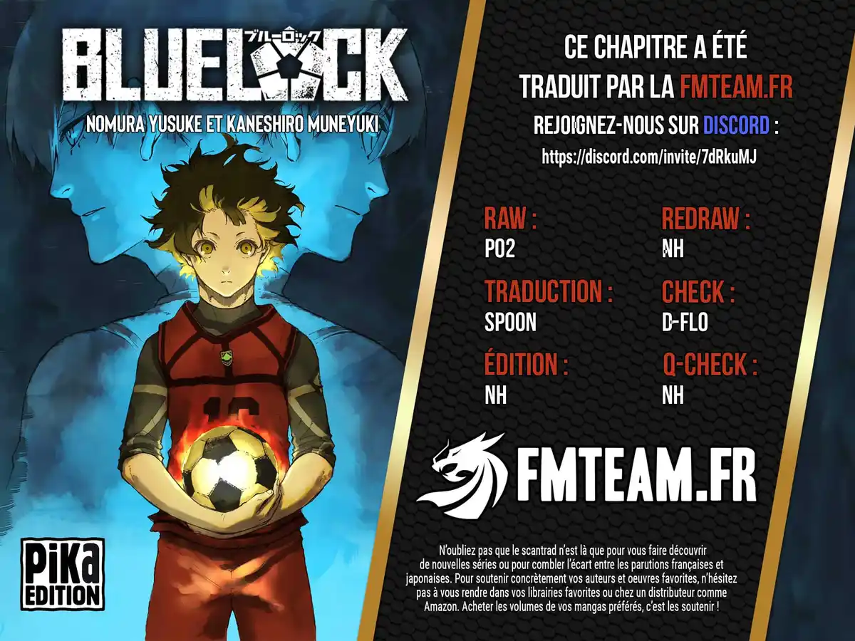 Blue Lock Chapitre 260 page 1