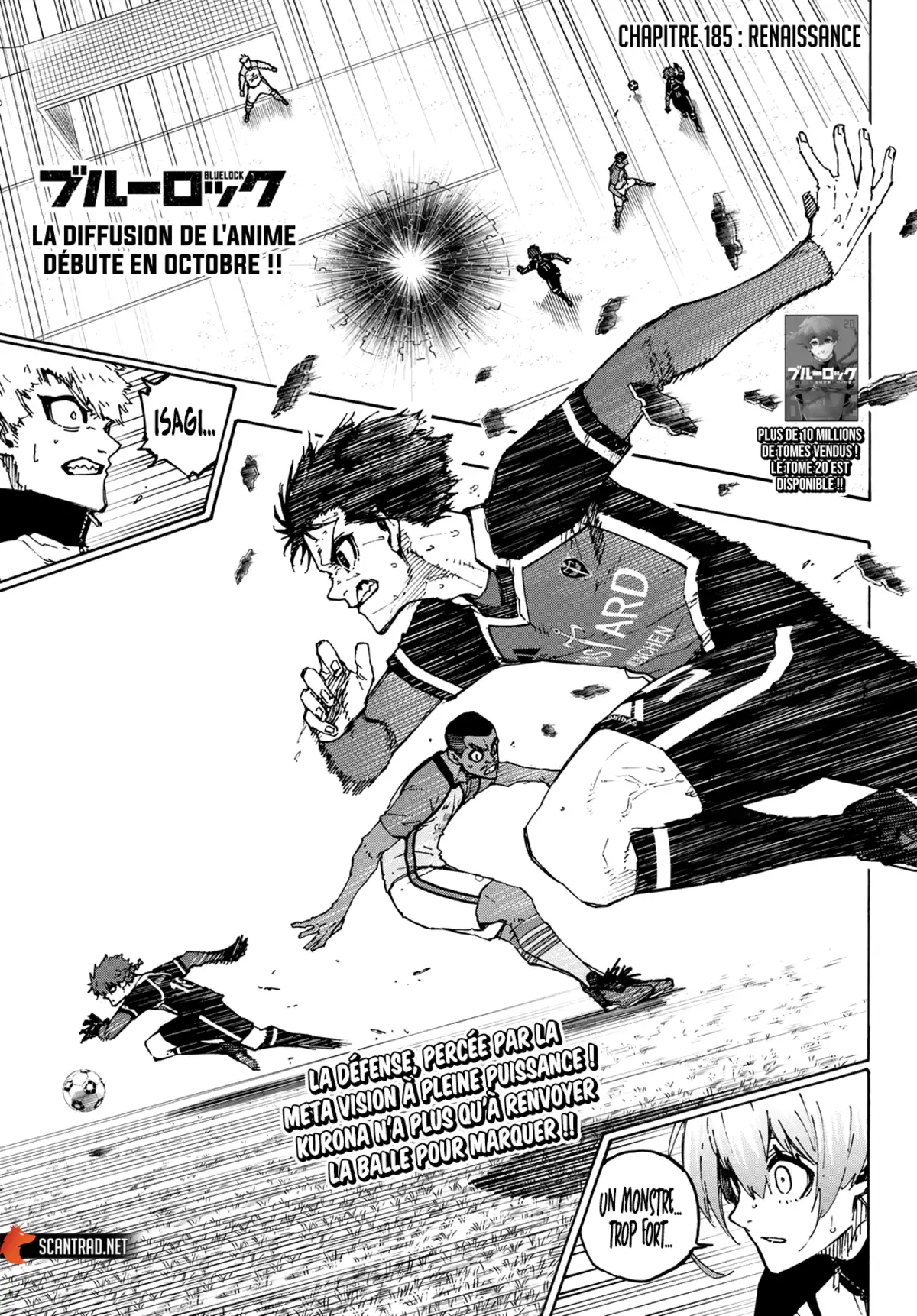 Blue Lock Chapitre 185 page 1