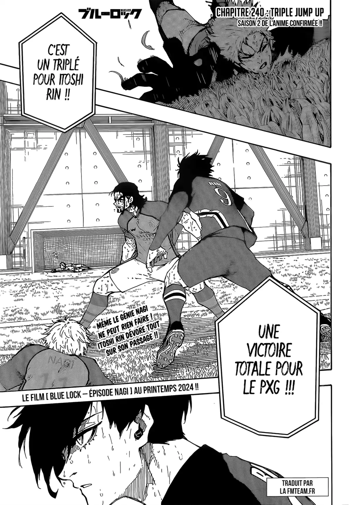 Blue Lock Chapitre 240 page 1