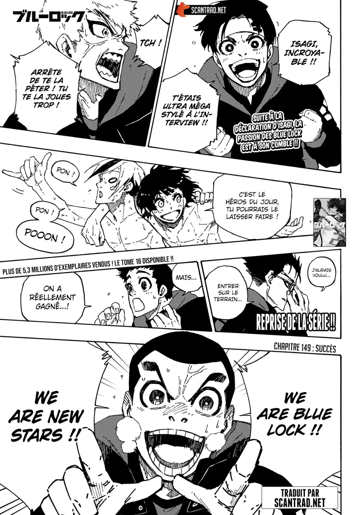 Blue Lock Chapitre 149 page 1