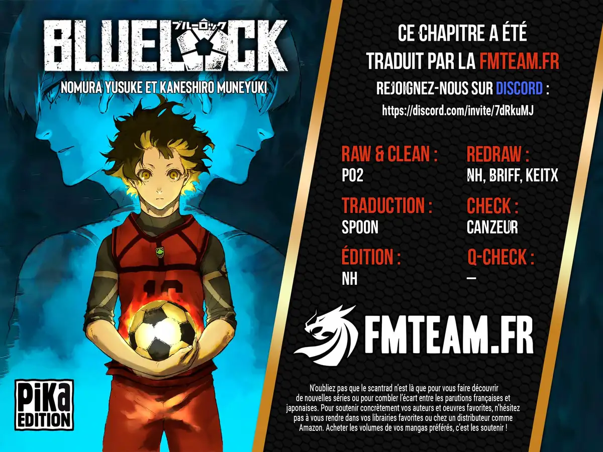 Blue Lock Chapitre 238 page 1