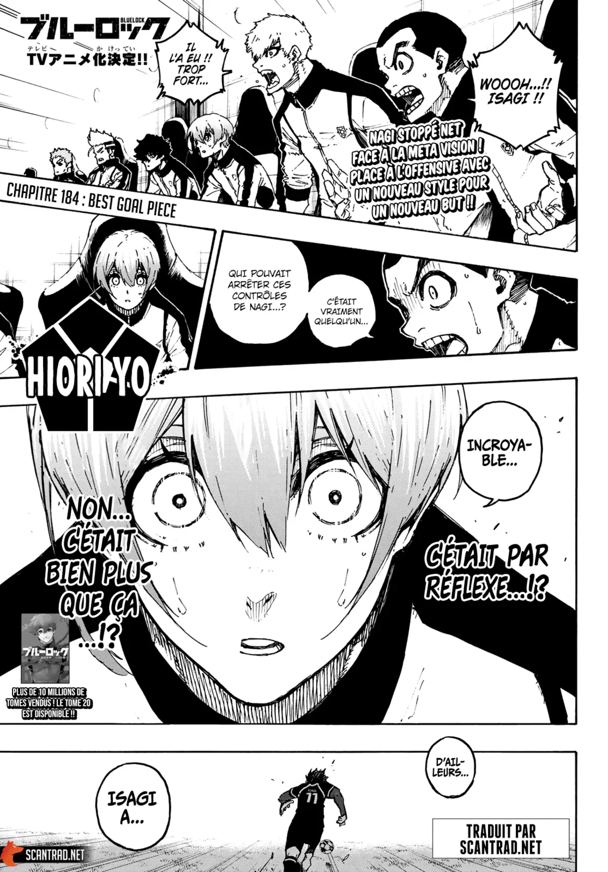Blue Lock Chapitre 184 page 1