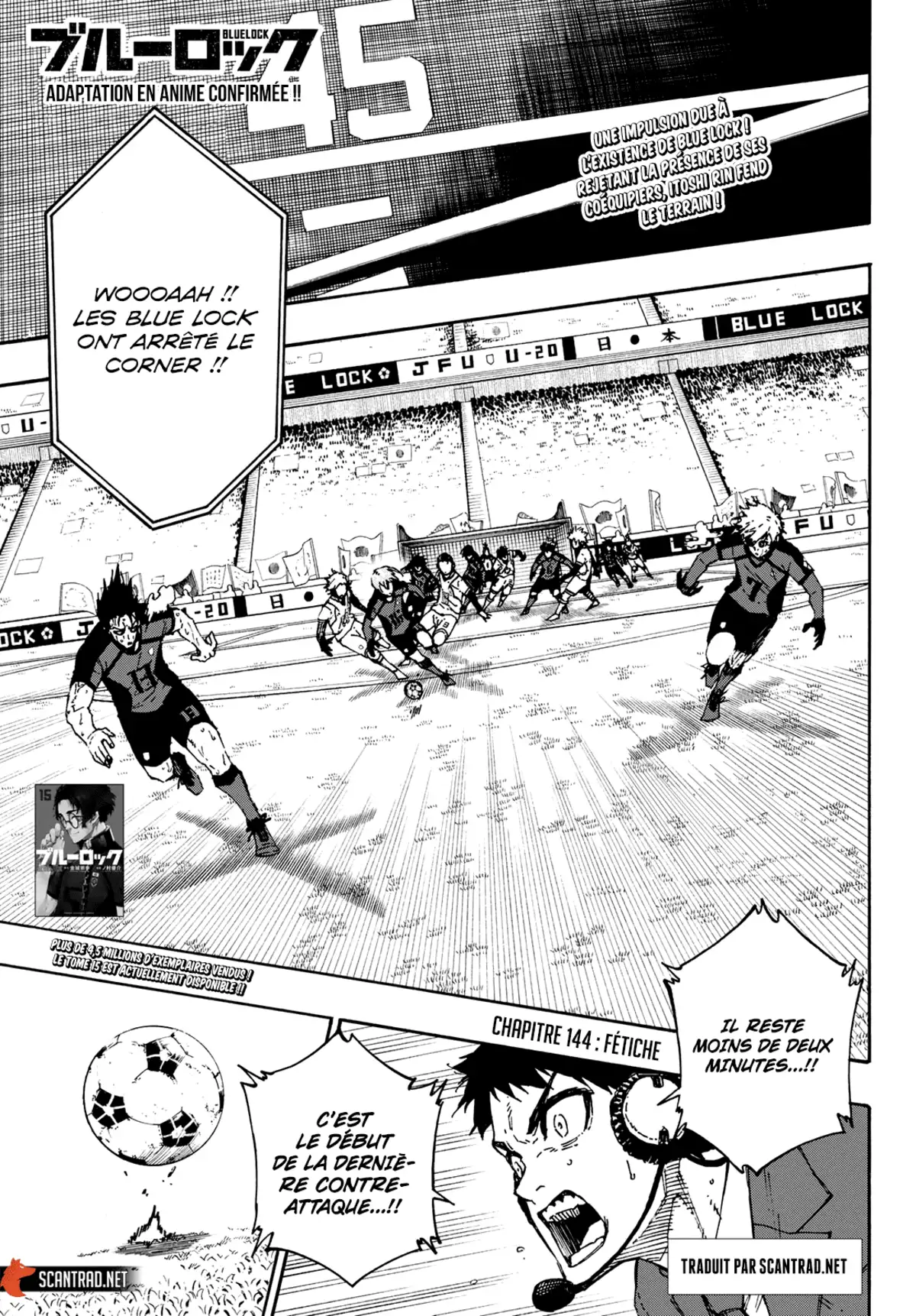 Blue Lock Chapitre 144 page 1