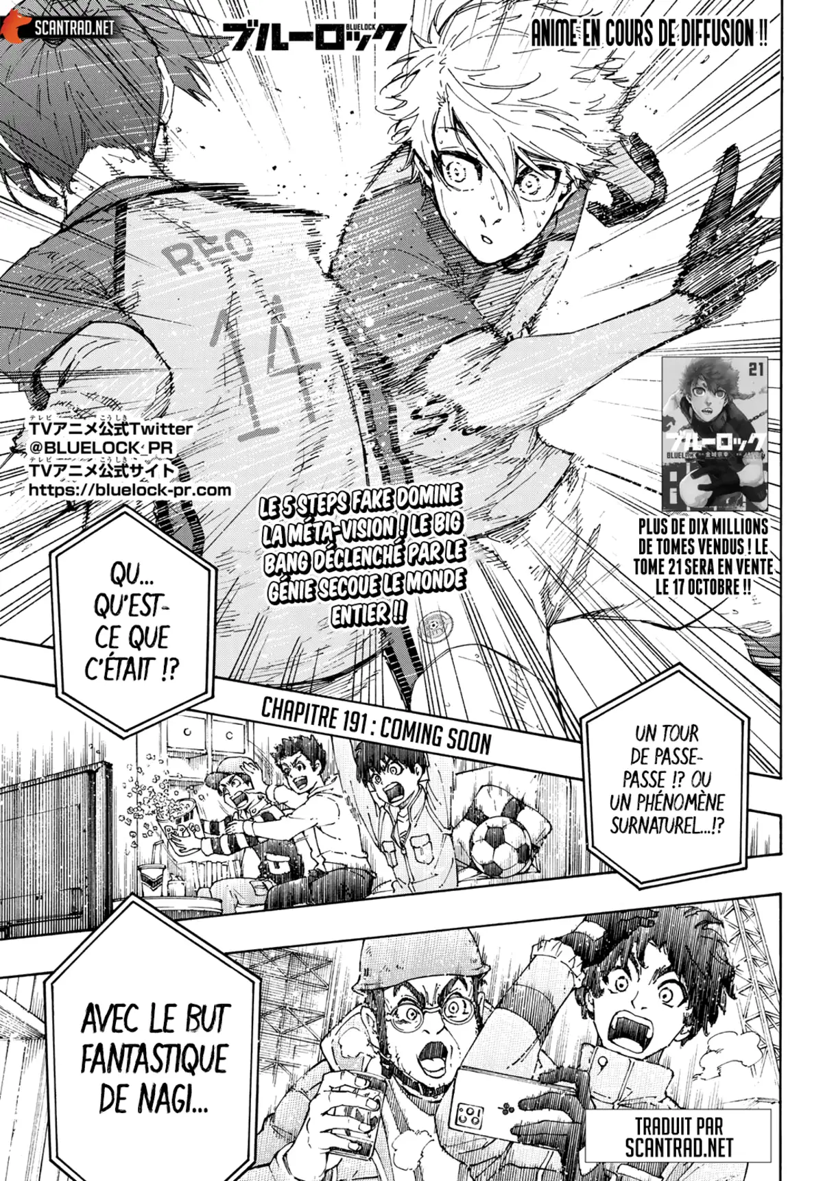 Blue Lock Chapitre 191 page 1