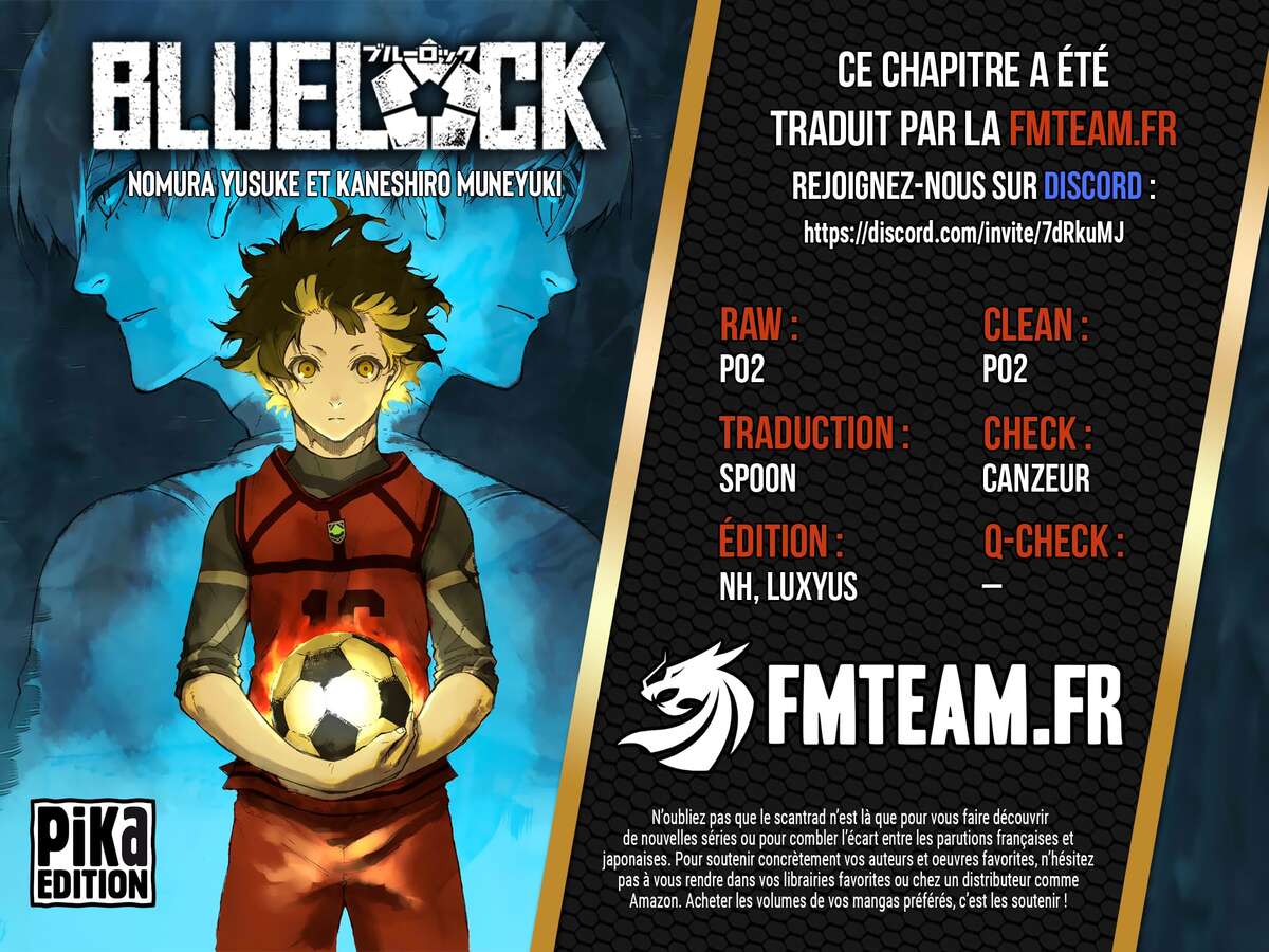 Blue Lock Chapitre 226 page 1