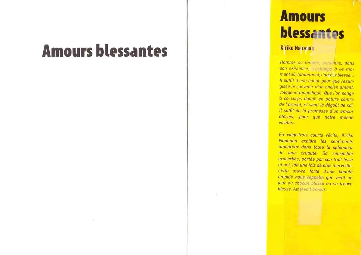 Amours blessantes Volume 1 page 2