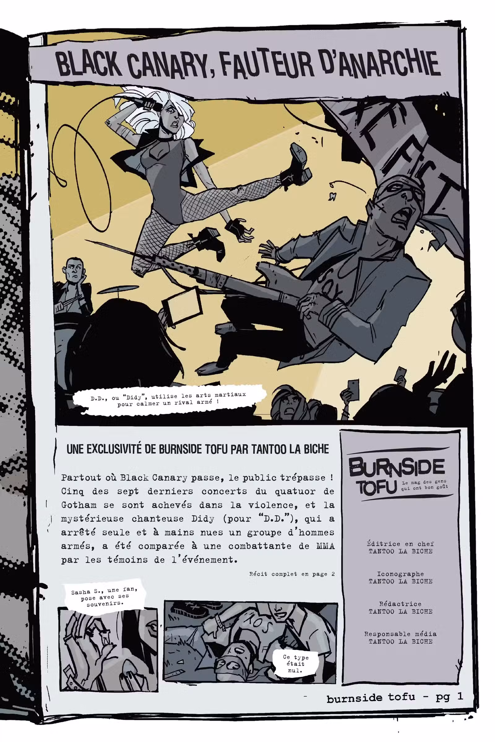 Black Canary – New Killer Star Volume 1 page 15
