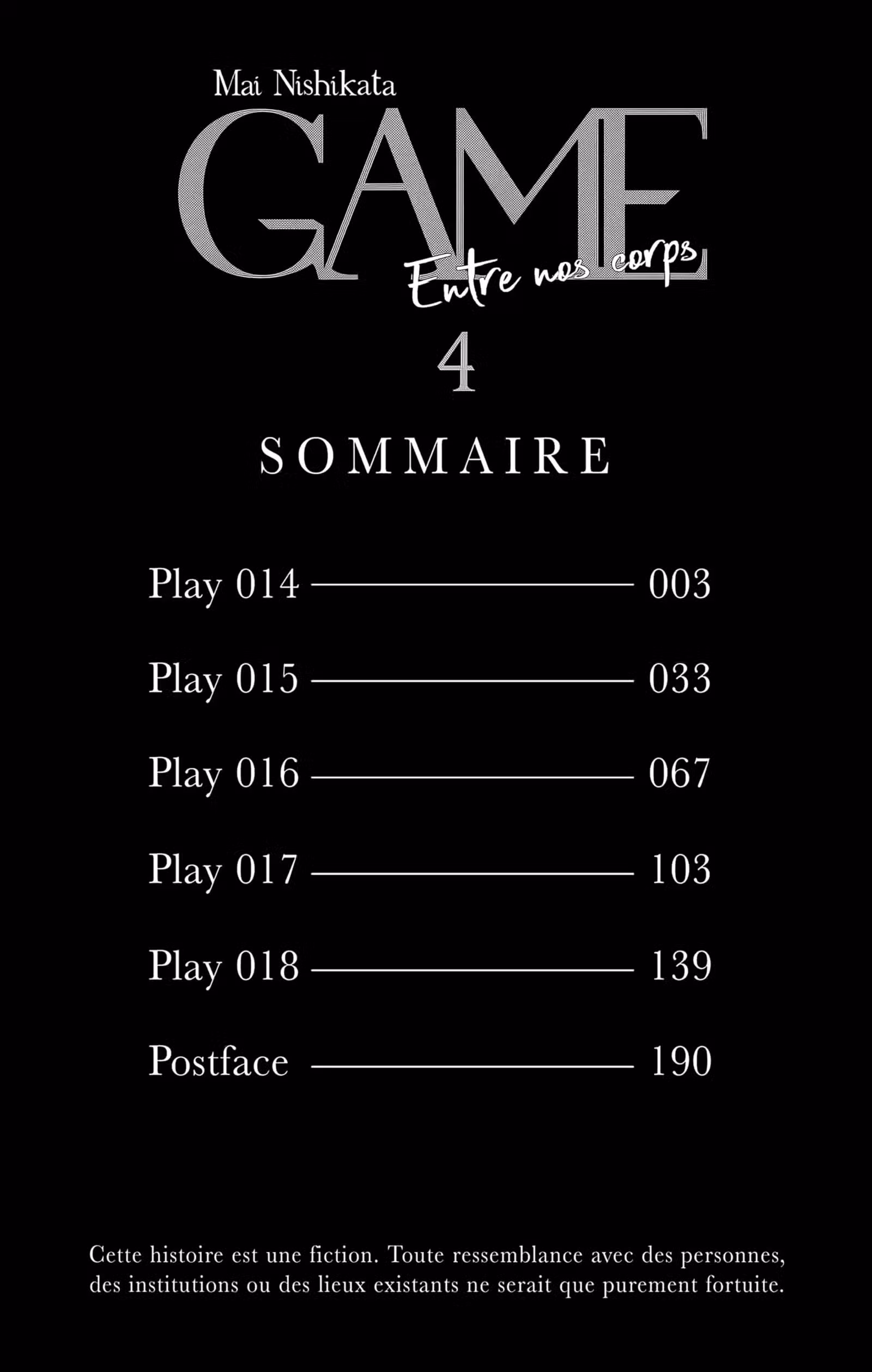 GAME – Entre nos corps Volume 4 page 3