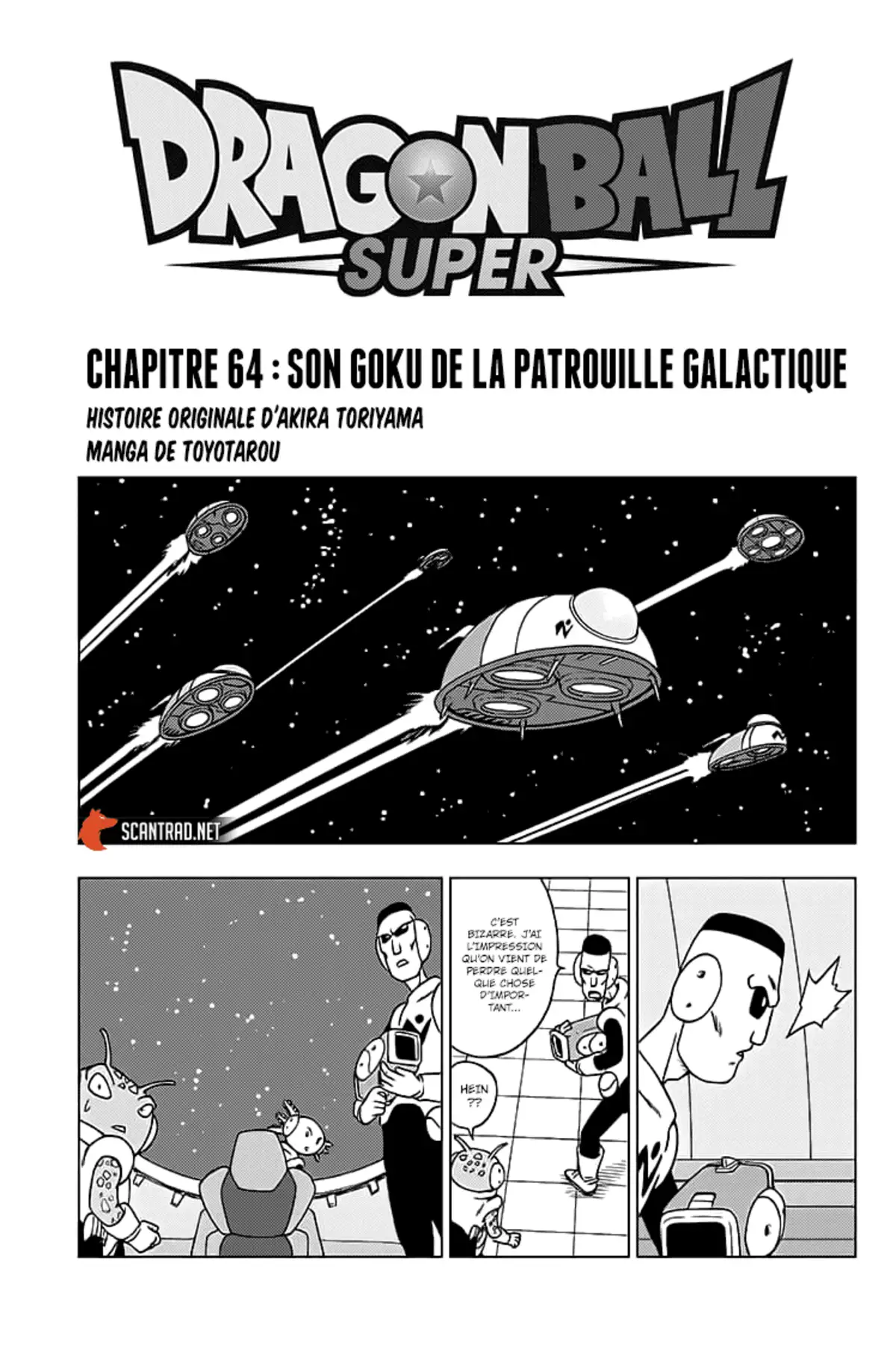 Dragon Ball Super Chapitre 64 page 1