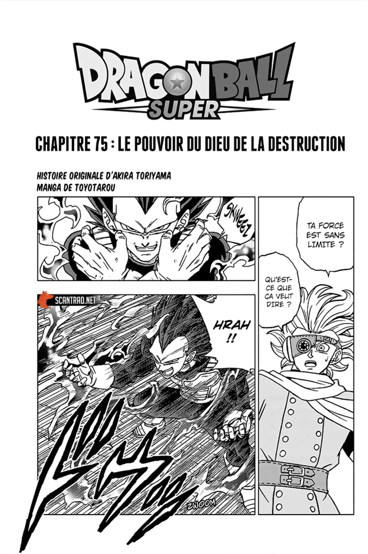 Dragon Ball Super Chapitre 75 page 1