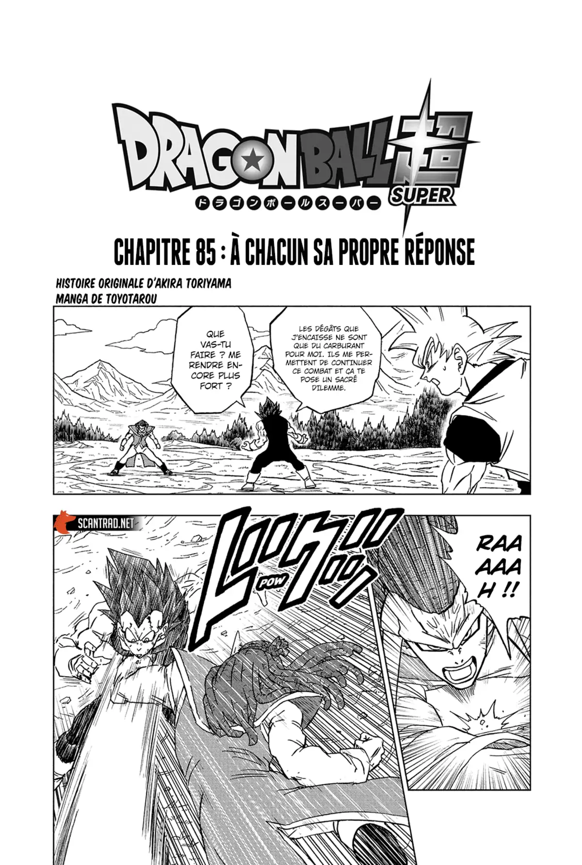 Dragon Ball Super Chapitre 85 page 1