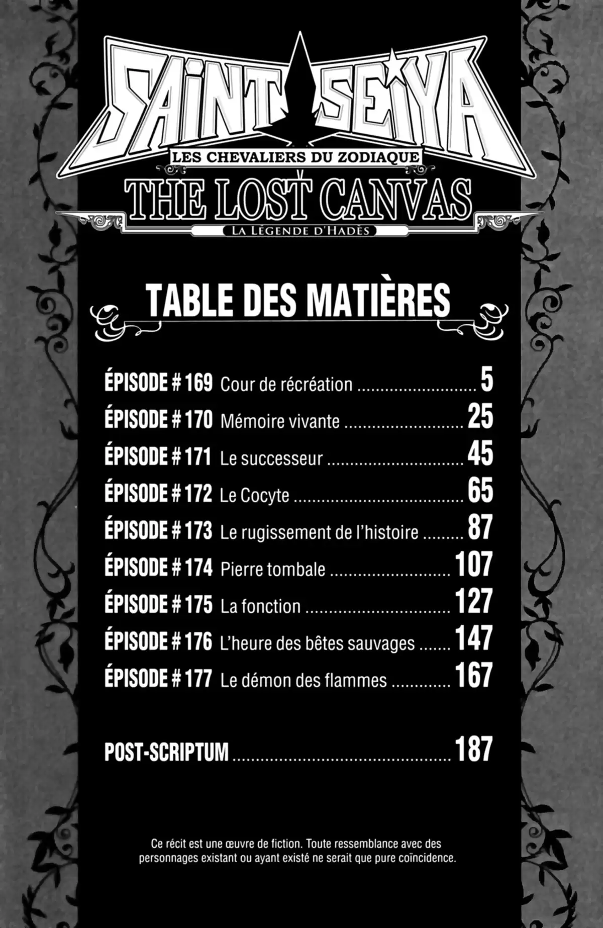 Saint Seiya – The Lost Canvas – La Légende d’Hadès Volume 20 page 6